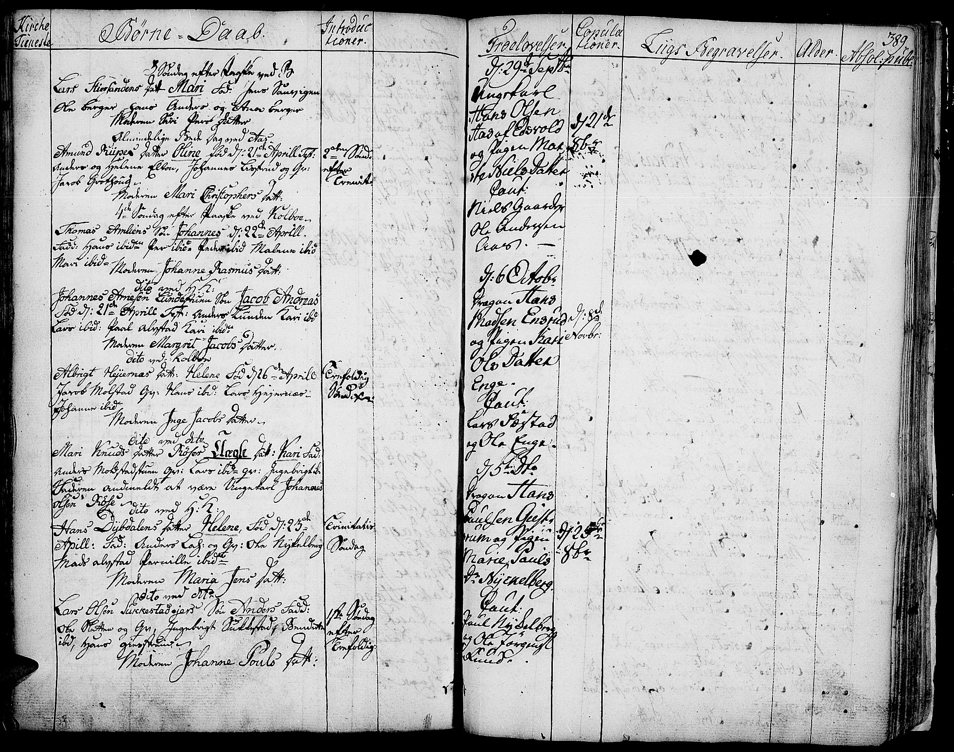 Toten prestekontor, SAH/PREST-102/H/Ha/Haa/L0006: Parish register (official) no. 6, 1773-1793, p. 389b
