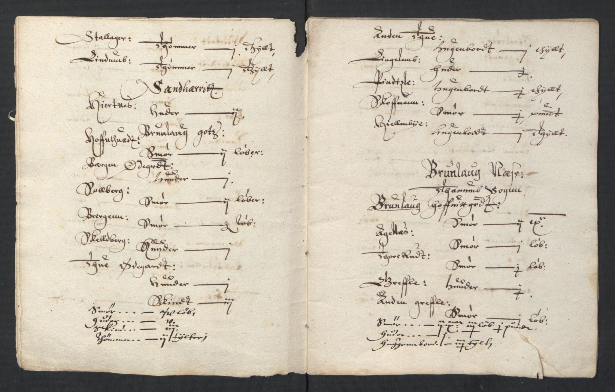 Stattholderembetet 1572-1771, AV/RA-EA-2870/Ek/L0007/0001: Jordebøker til utlikning av rosstjeneste 1624-1626: / Adelsjordebøker, 1624-1625, p. 98