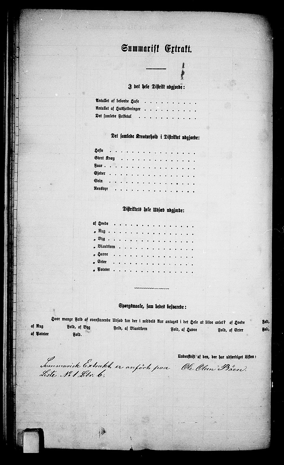 RA, 1865 census for Tinn, 1865, p. 20