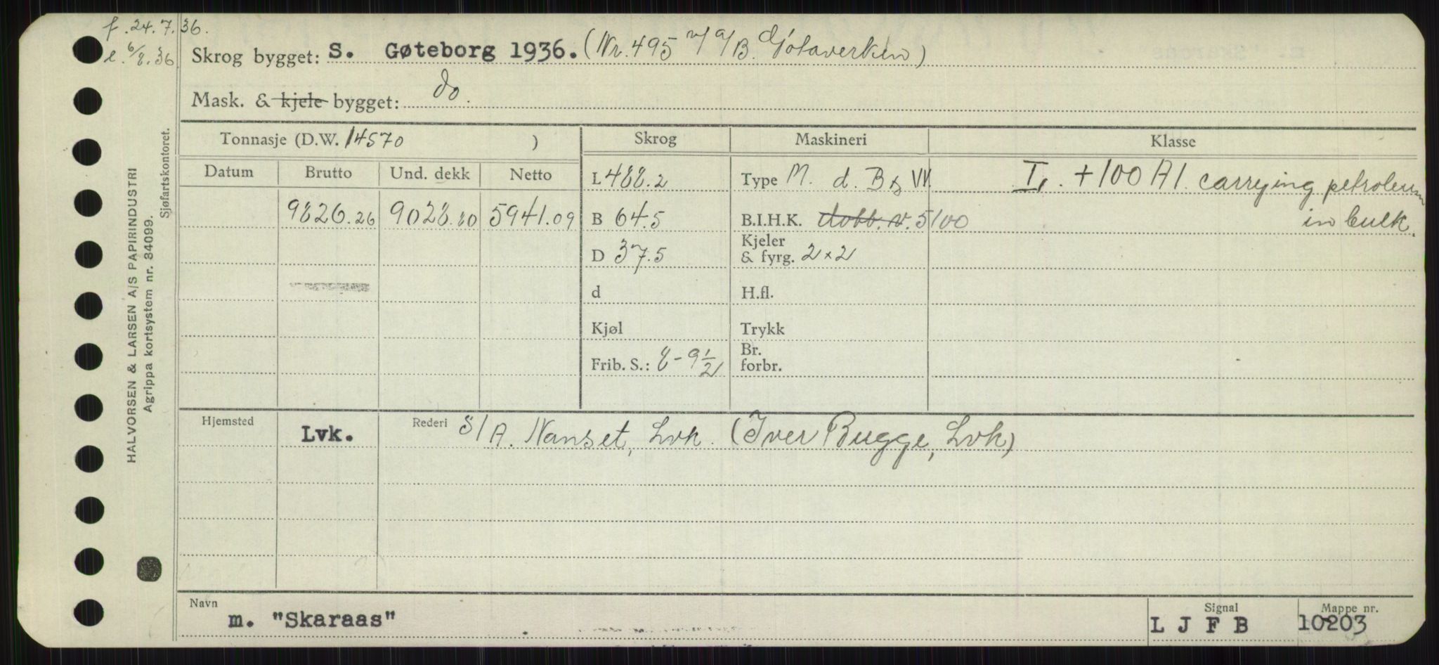 Sjøfartsdirektoratet med forløpere, Skipsmålingen, AV/RA-S-1627/H/Hb/L0004: Fartøy, O-S, p. 365