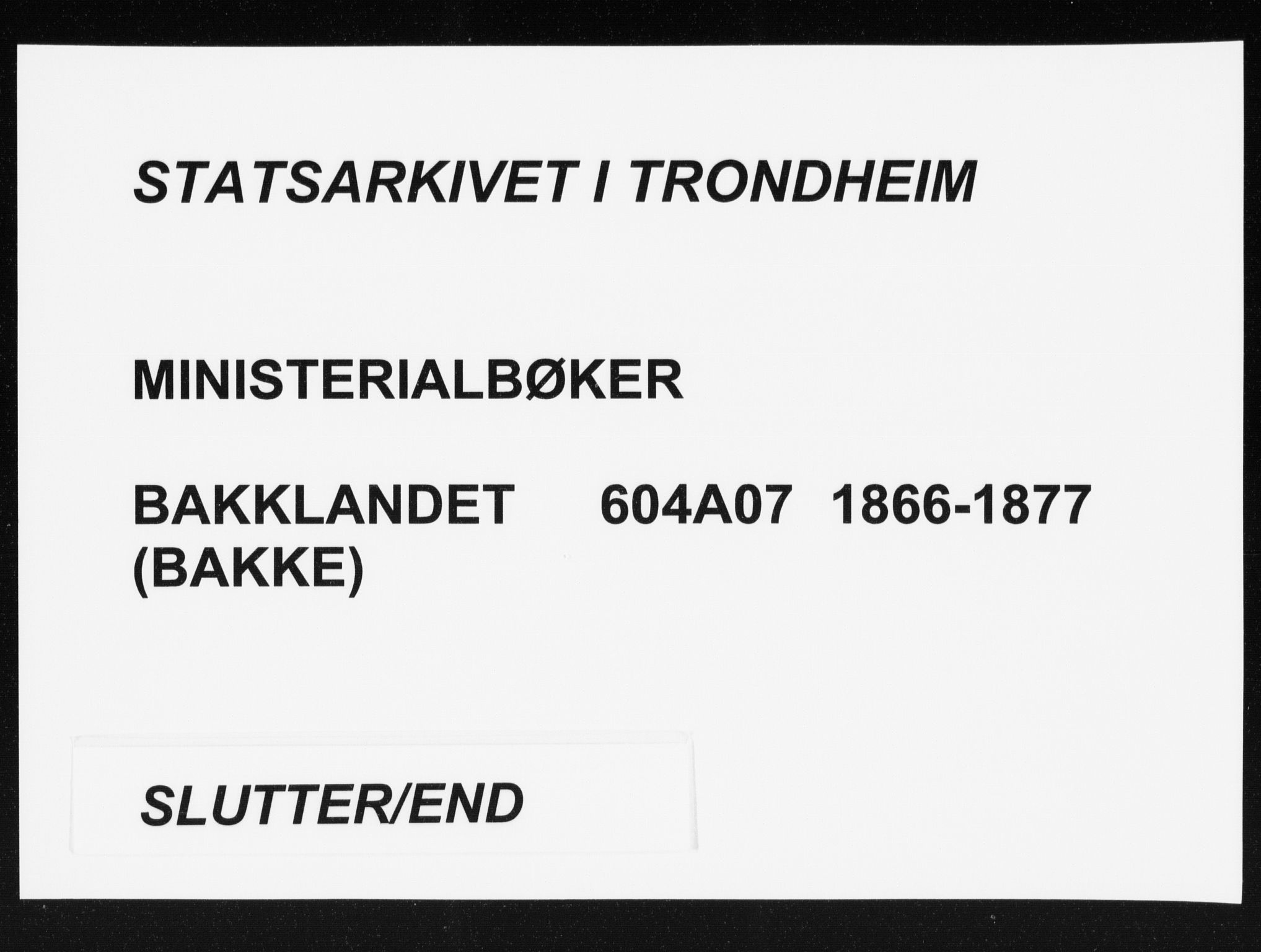 Ministerialprotokoller, klokkerbøker og fødselsregistre - Sør-Trøndelag, AV/SAT-A-1456/604/L0186: Parish register (official) no. 604A07, 1866-1877