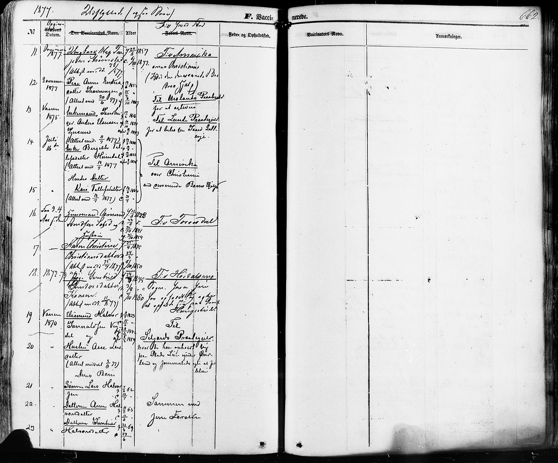 Kviteseid kirkebøker, SAKO/A-276/F/Fa/L0007: Parish register (official) no. I 7, 1859-1881, p. 662