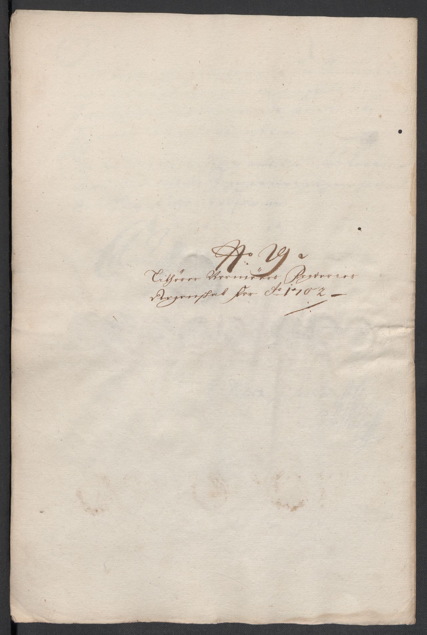 Rentekammeret inntil 1814, Reviderte regnskaper, Fogderegnskap, AV/RA-EA-4092/R56/L3739: Fogderegnskap Nordmøre, 1700-1702, p. 533