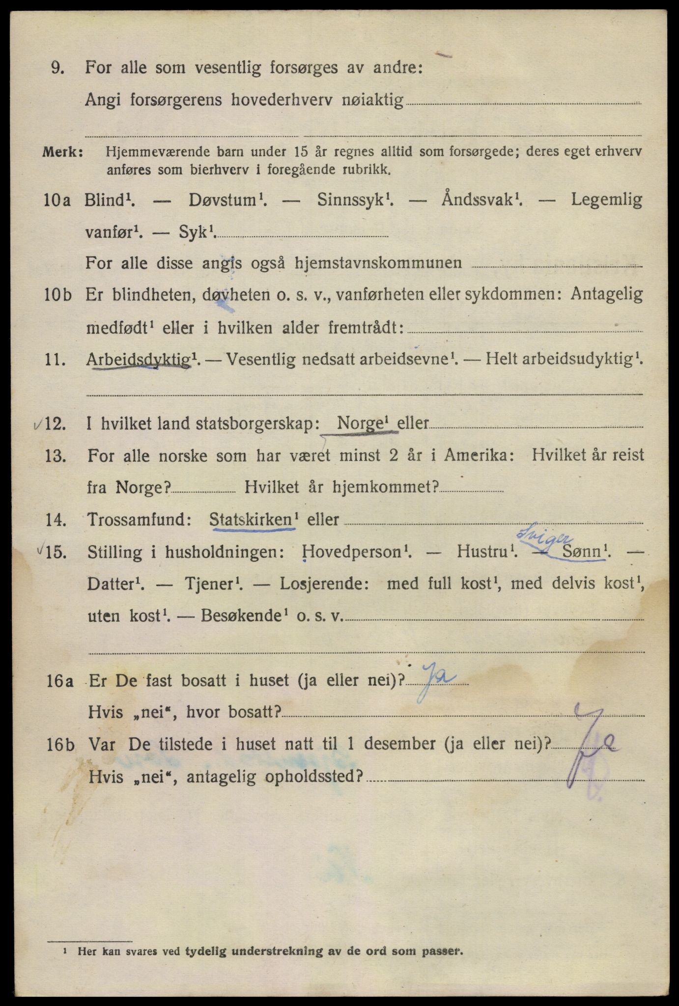 SAO, 1920 census for Kristiania, 1920, p. 238374