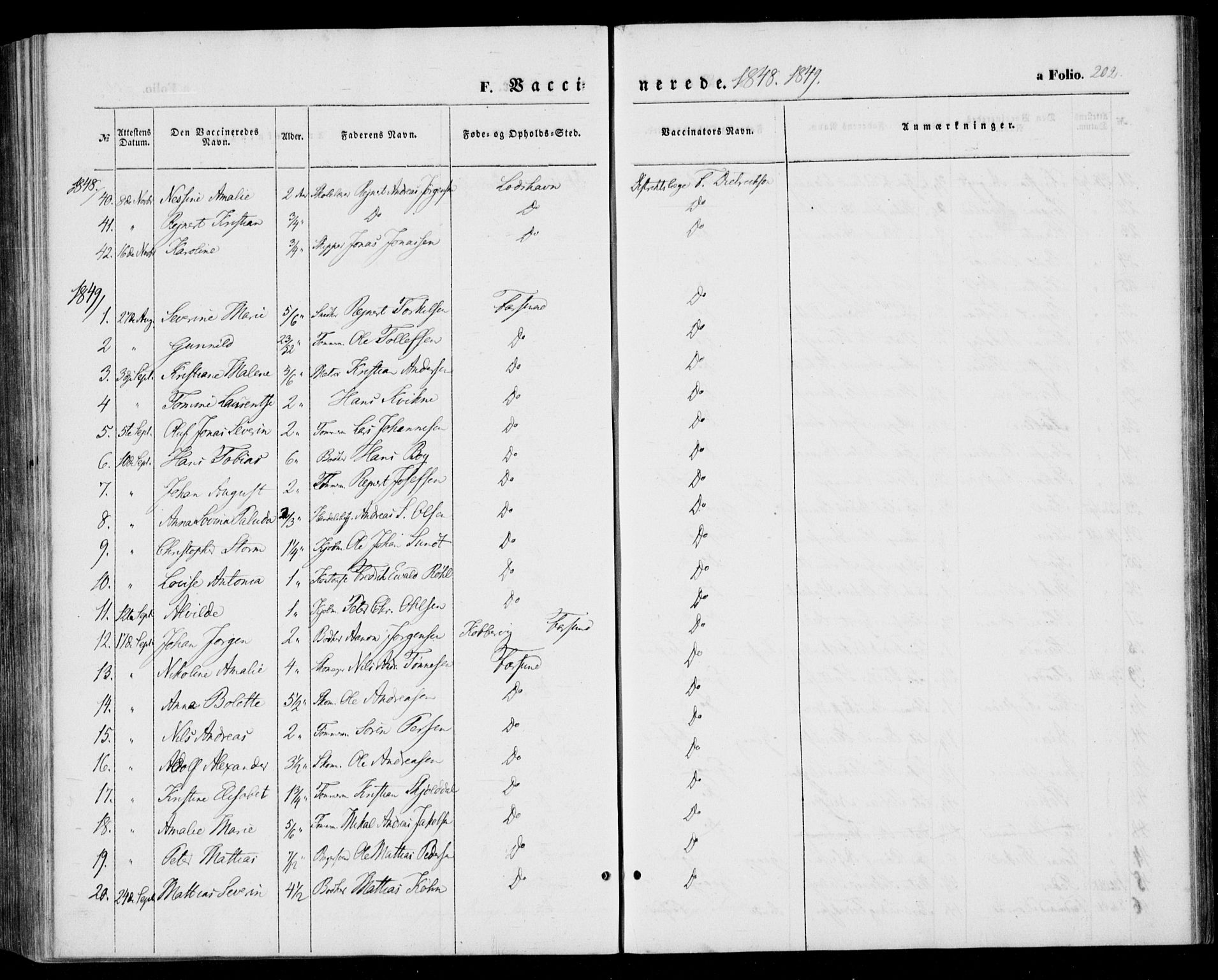 Farsund sokneprestkontor, AV/SAK-1111-0009/F/Fa/L0004: Parish register (official) no. A 4, 1847-1863, p. 202