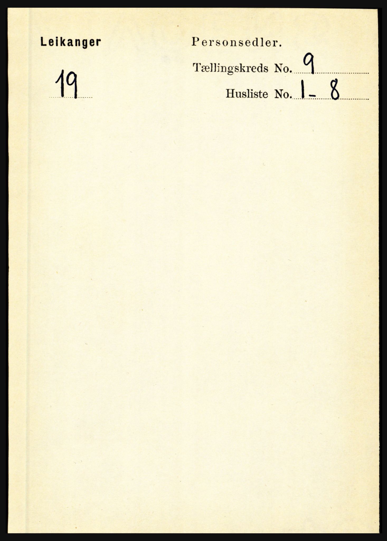 RA, 1891 census for 1419 Leikanger, 1891, p. 1752