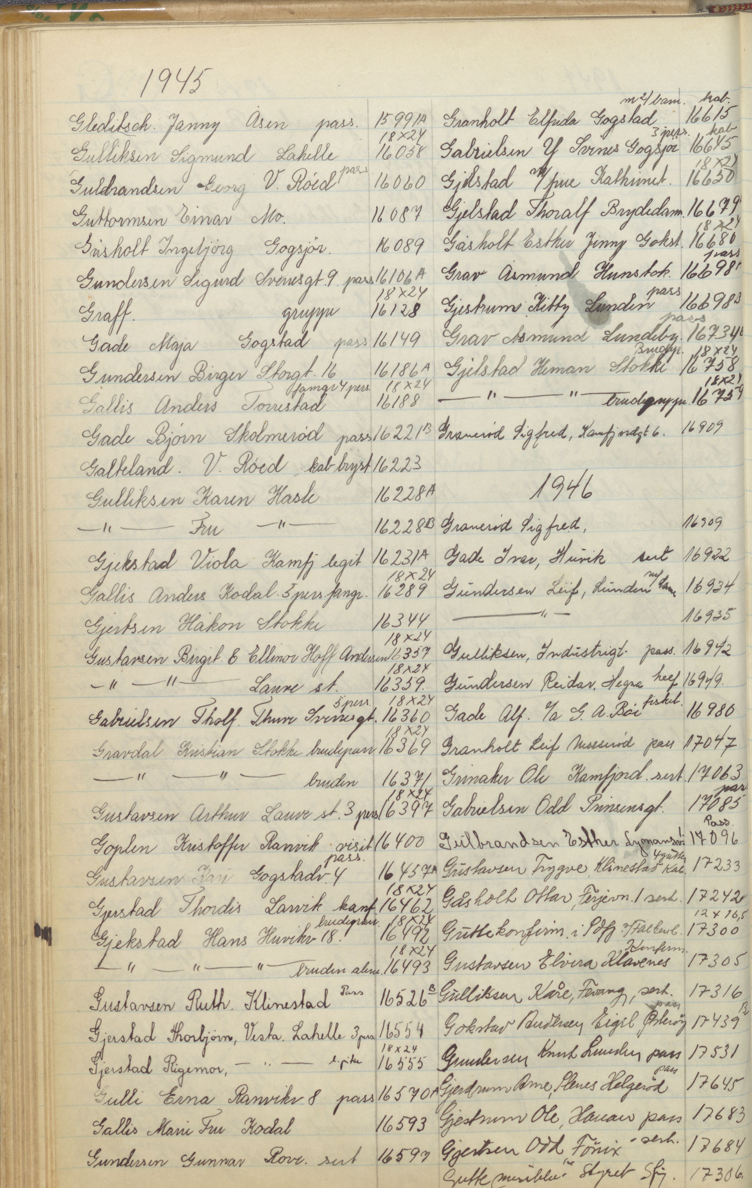 Pa 1494 - Jørgensen, Antonius. Fotograf, VEMU/A-2760/F/Fa, 1927-2004, p. 233