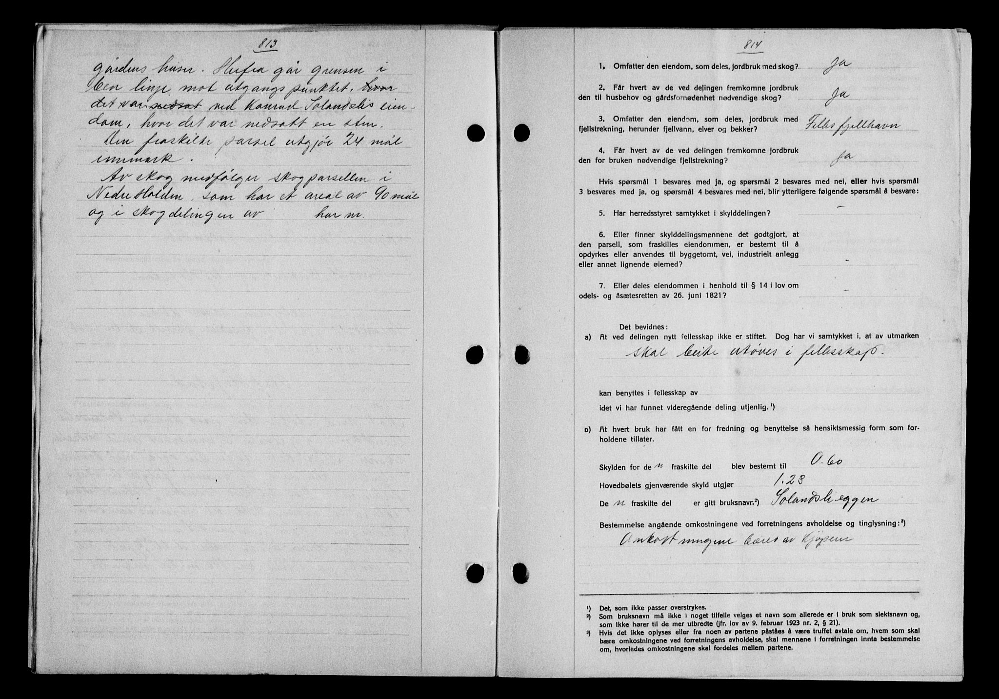 Gauldal sorenskriveri, SAT/A-0014/1/2/2C/L0048: Mortgage book no. 51-52, 1937-1938, p. 813, Diary no: : 1519/1937