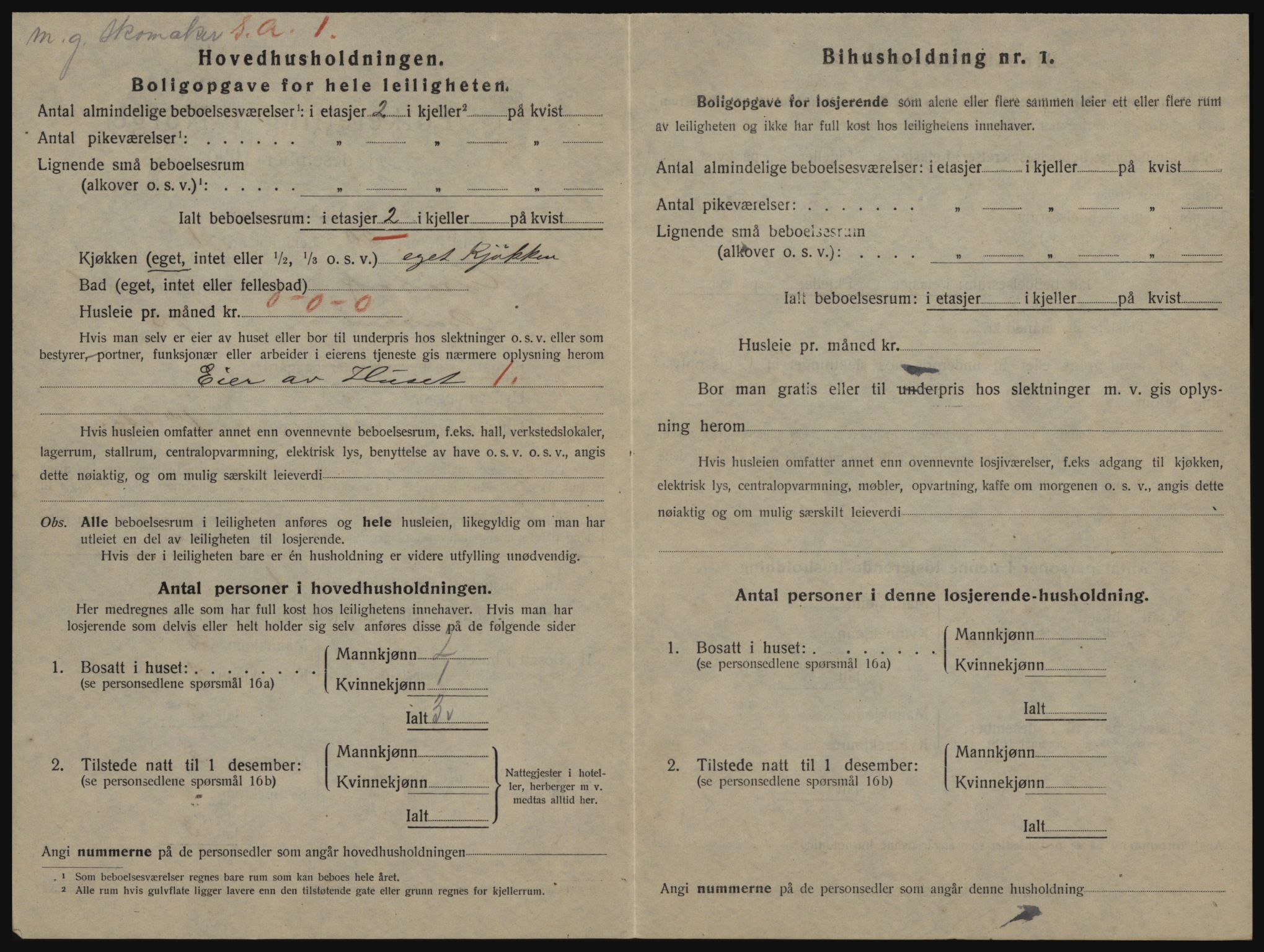 SAO, 1920 census for Drøbak, 1920, p. 1602