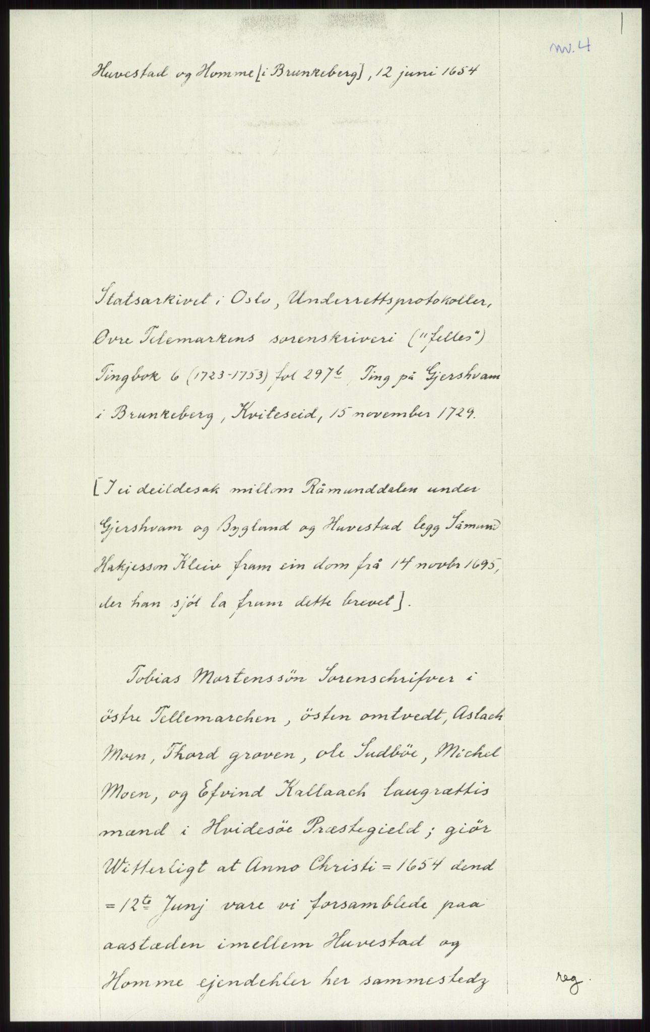 Samlinger til kildeutgivelse, Diplomavskriftsamlingen, AV/RA-EA-4053/H/Ha, p. 2388