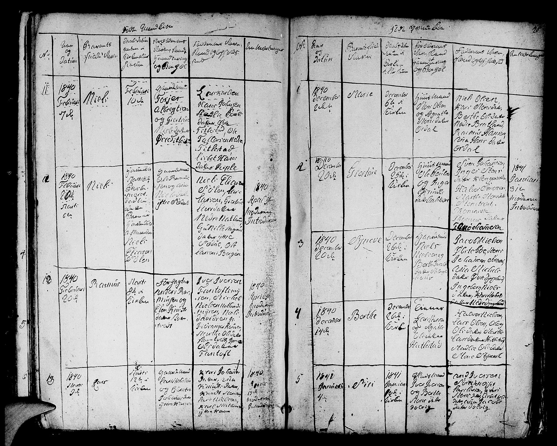 Fana Sokneprestembete, SAB/A-75101/H/Hab/Habb/L0001: Parish register (copy) no. B 1, 1837-1855, p. 28