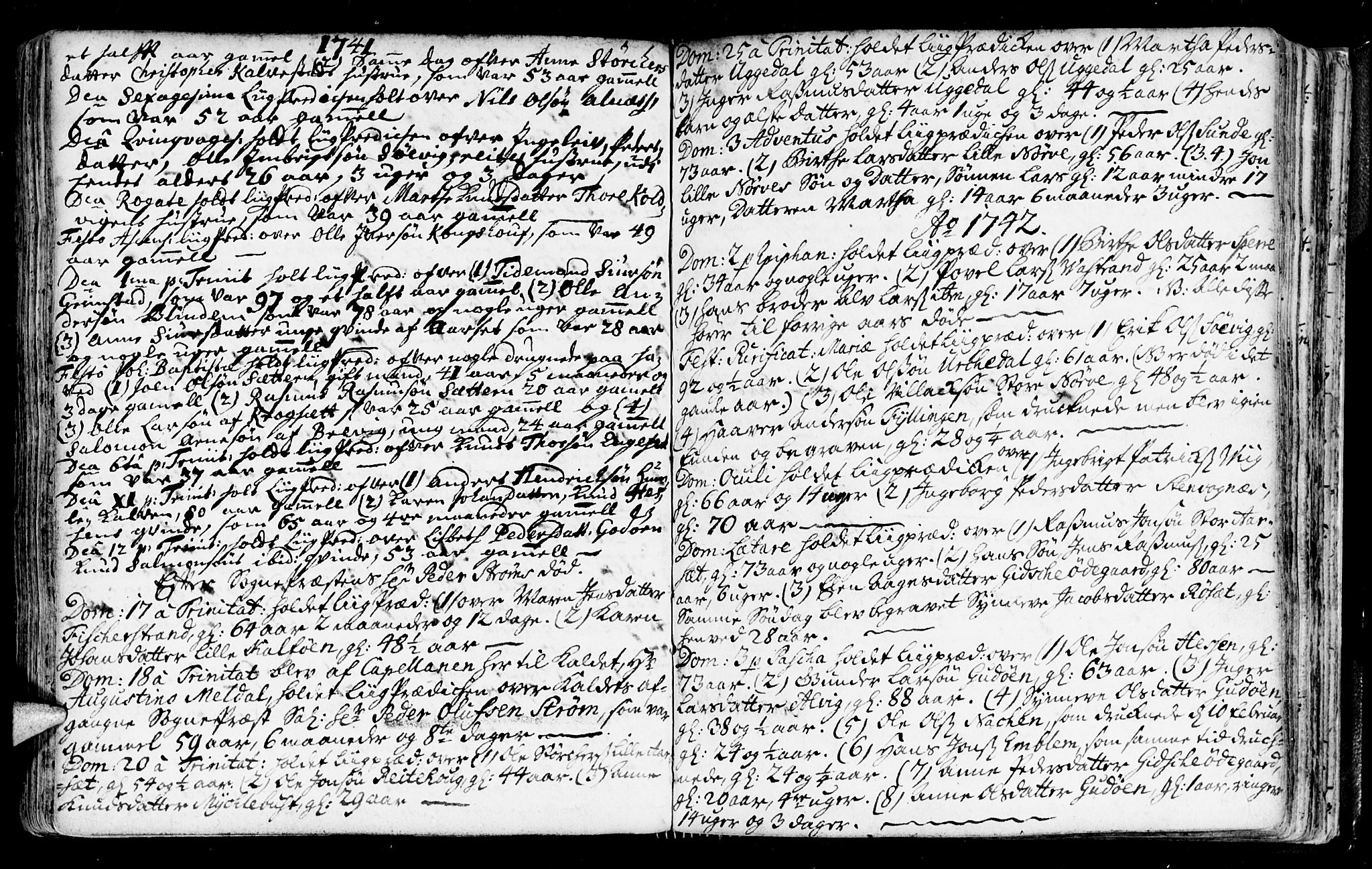 Ministerialprotokoller, klokkerbøker og fødselsregistre - Møre og Romsdal, AV/SAT-A-1454/528/L0391: Parish register (official) no. 528A02, 1739-1761