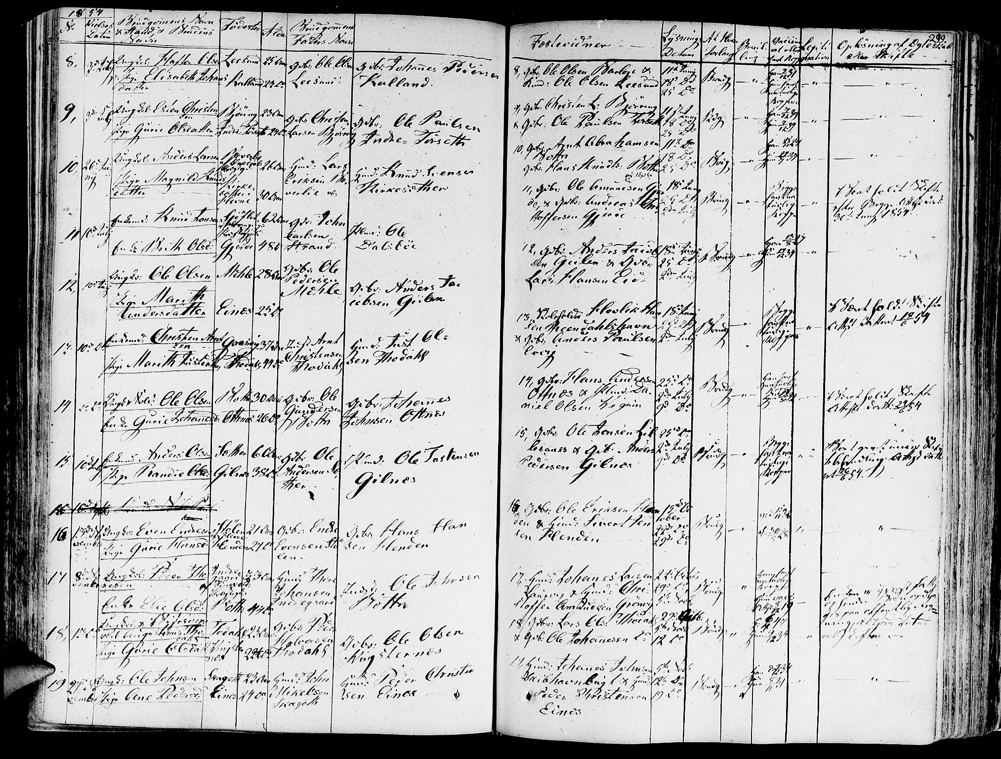 Ministerialprotokoller, klokkerbøker og fødselsregistre - Møre og Romsdal, SAT/A-1454/578/L0904: Parish register (official) no. 578A03, 1836-1858, p. 299
