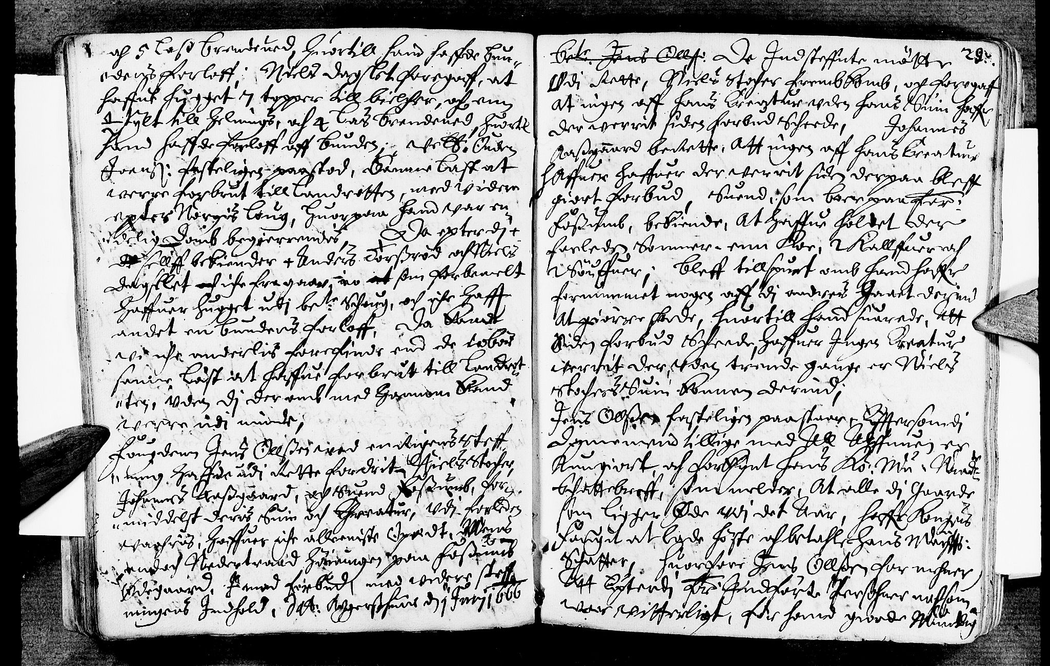 Lier, Røyken og Hurum sorenskriveri, AV/SAKO-A-89/F/Fa/L0007: Tingbok, 1666, p. 29