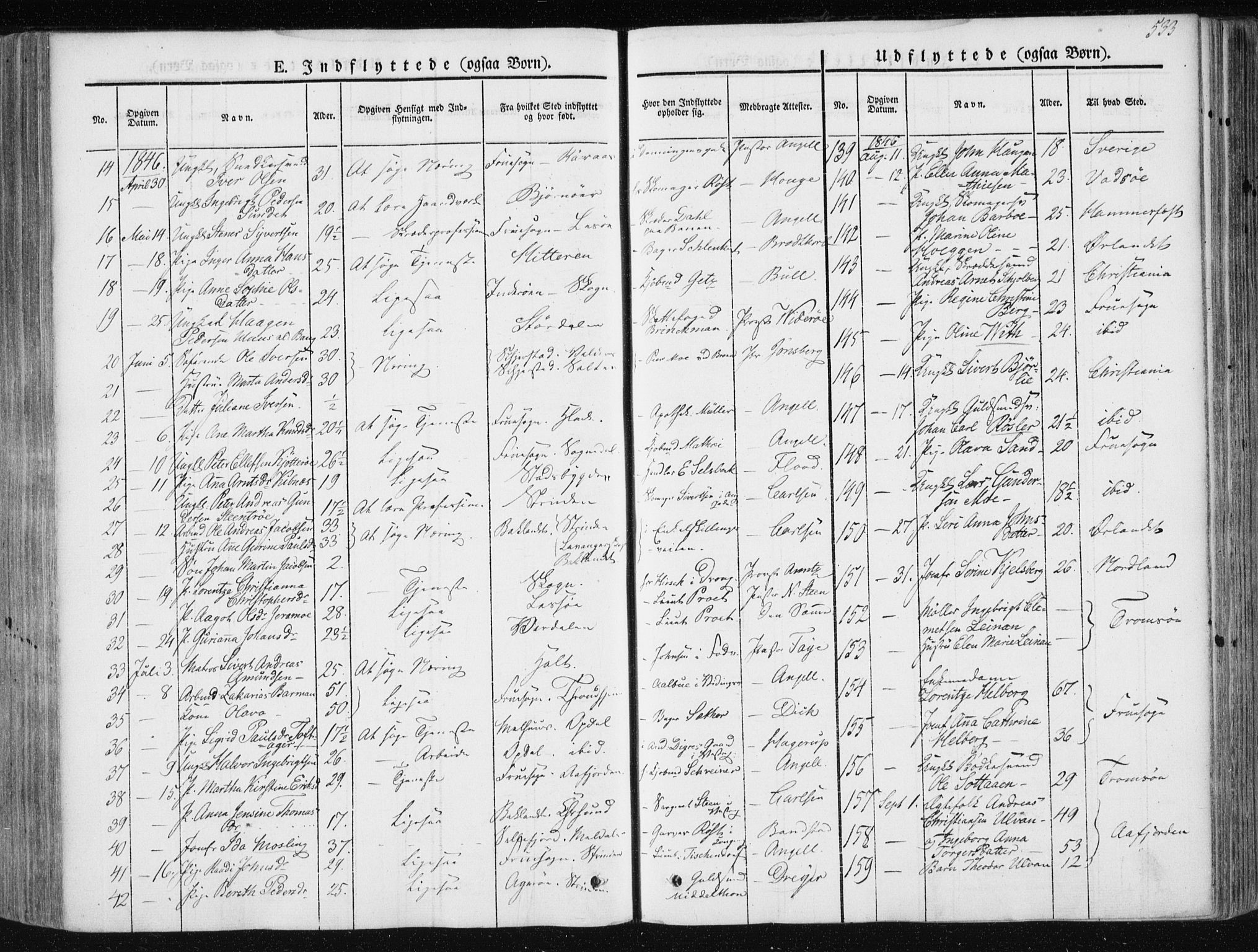 Ministerialprotokoller, klokkerbøker og fødselsregistre - Sør-Trøndelag, AV/SAT-A-1456/601/L0049: Parish register (official) no. 601A17, 1839-1847, p. 533