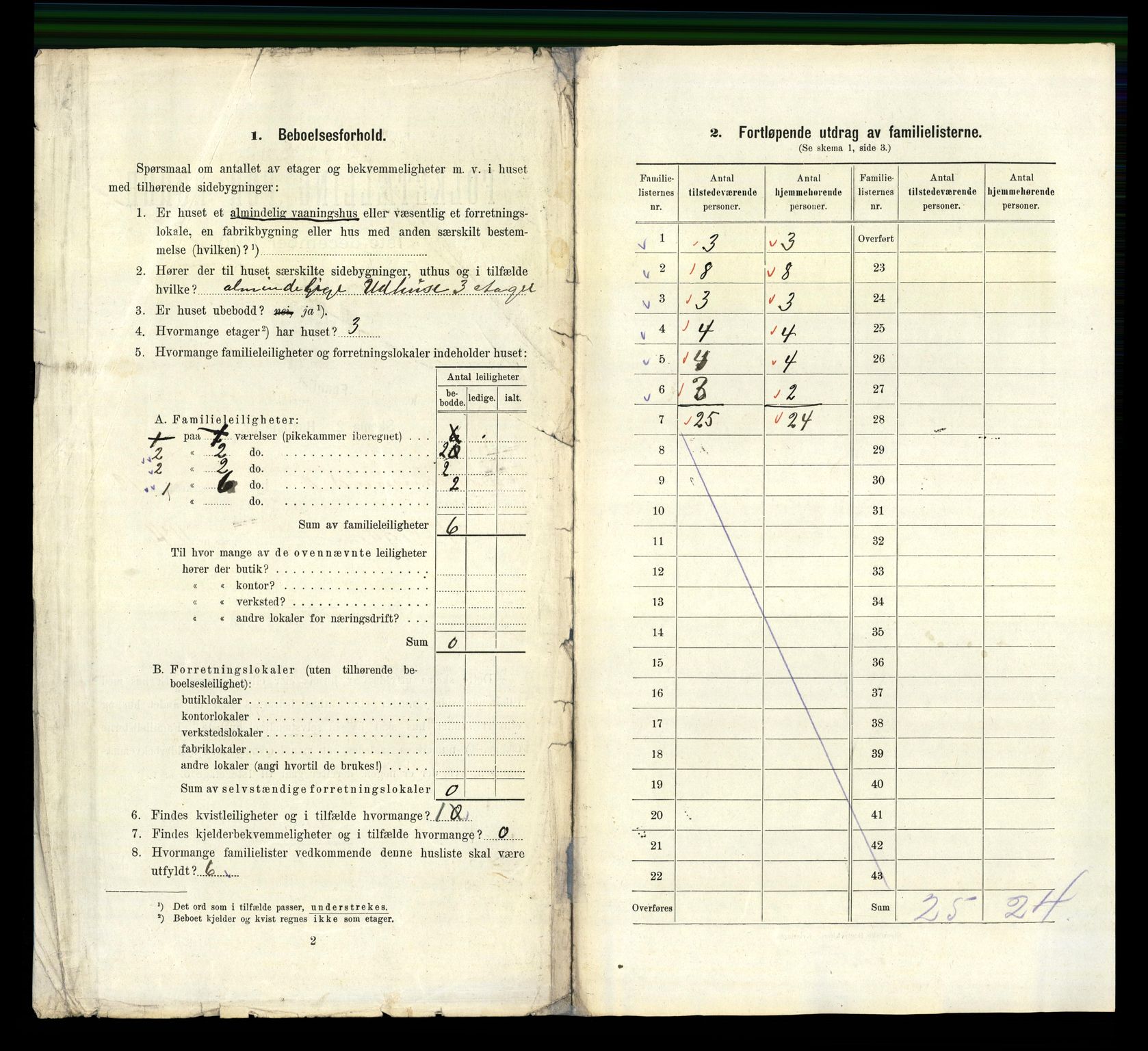 RA, 1910 census for Kristiansund, 1910, p. 3496