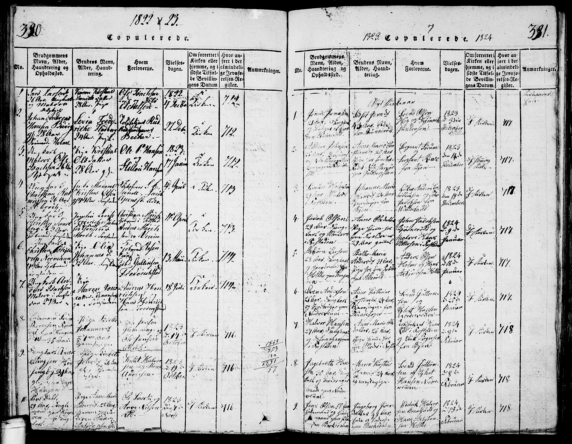 Glemmen prestekontor Kirkebøker, AV/SAO-A-10908/G/Ga/L0001: Parish register (copy) no. 1, 1816-1838, p. 390-391