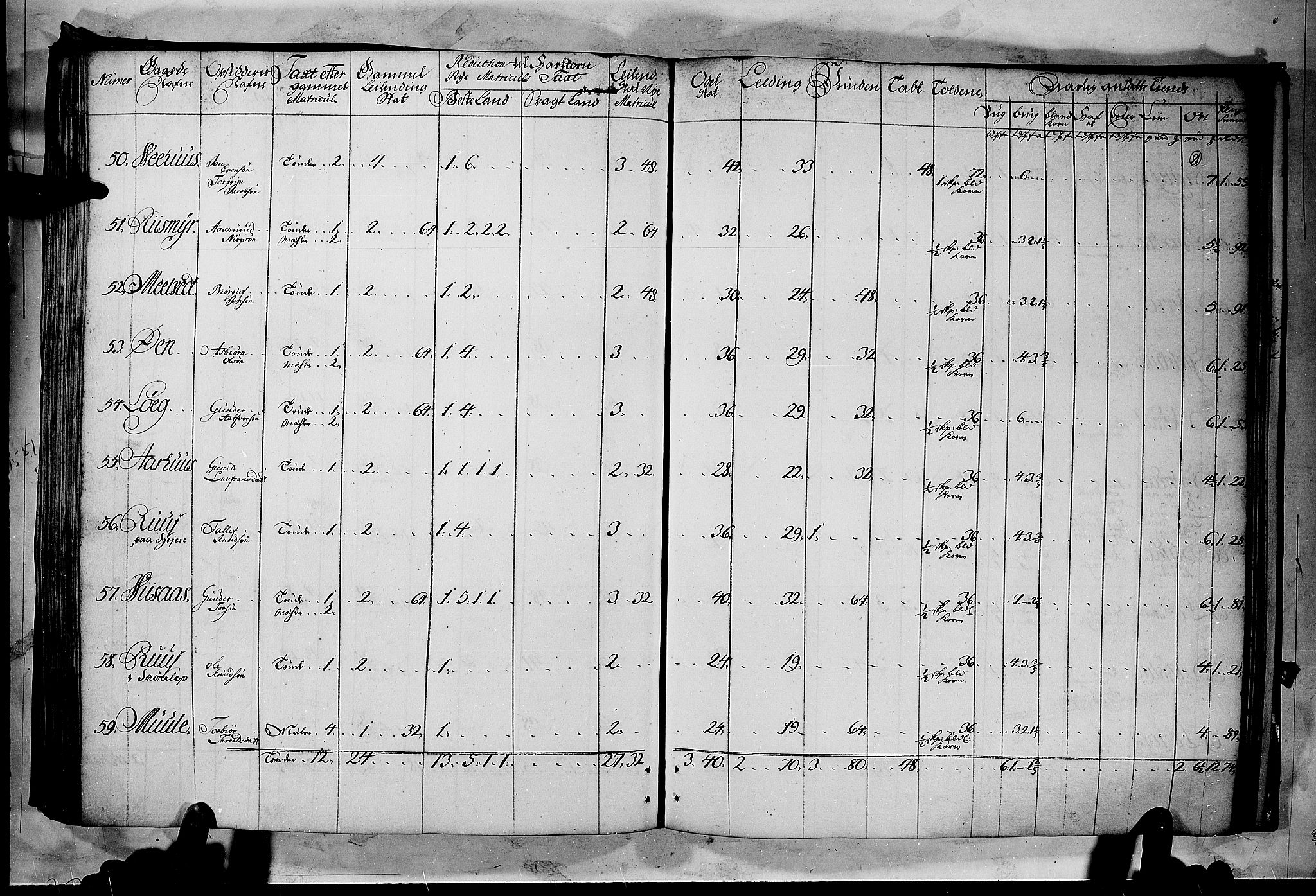 Rentekammeret inntil 1814, Realistisk ordnet avdeling, AV/RA-EA-4070/N/Nb/Nbf/L0122: Øvre og Nedre Telemark matrikkelprotokoll, 1723, p. 80b-81a