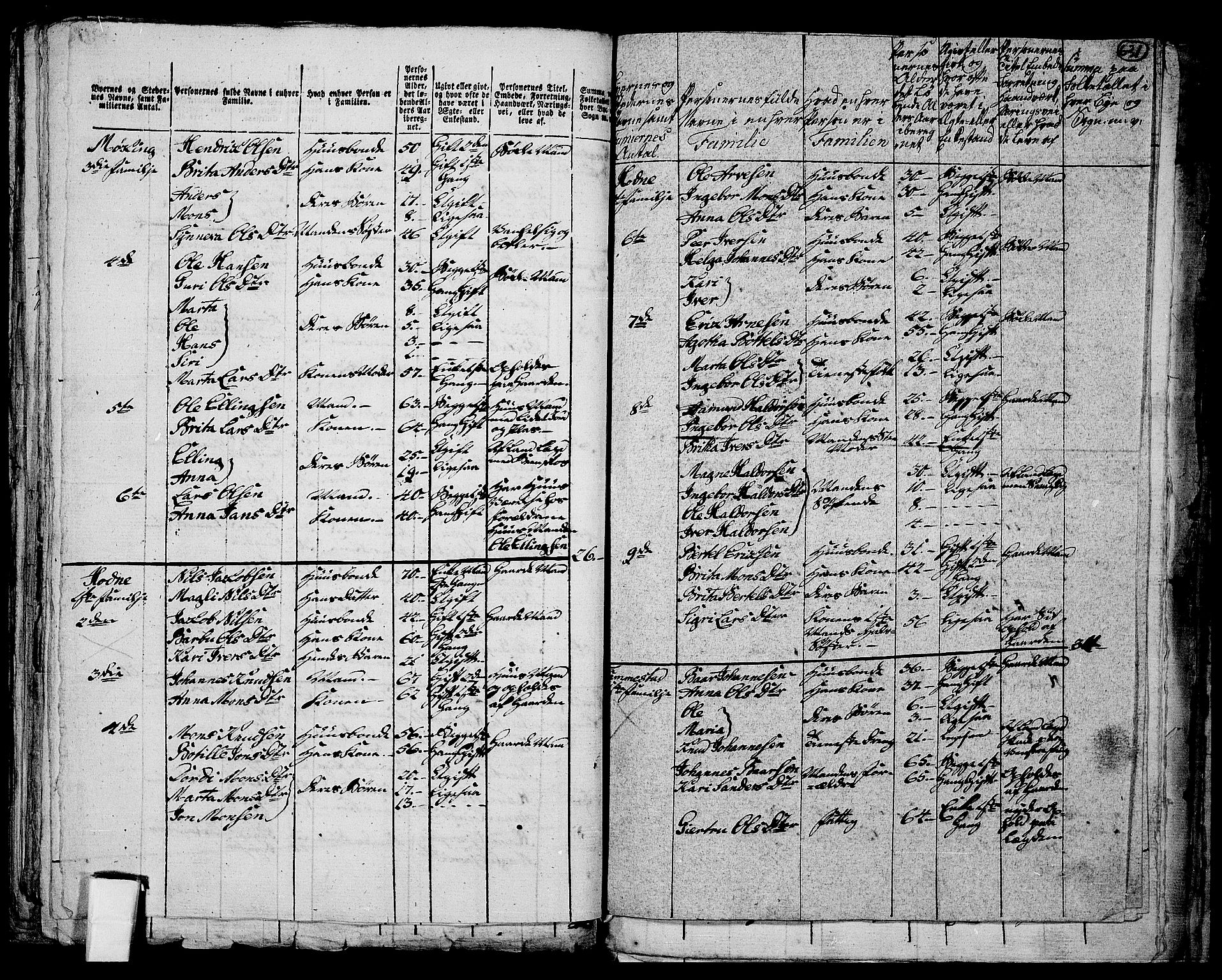 RA, 1801 census for 1263P Lindås, 1801, p. 630b-631a