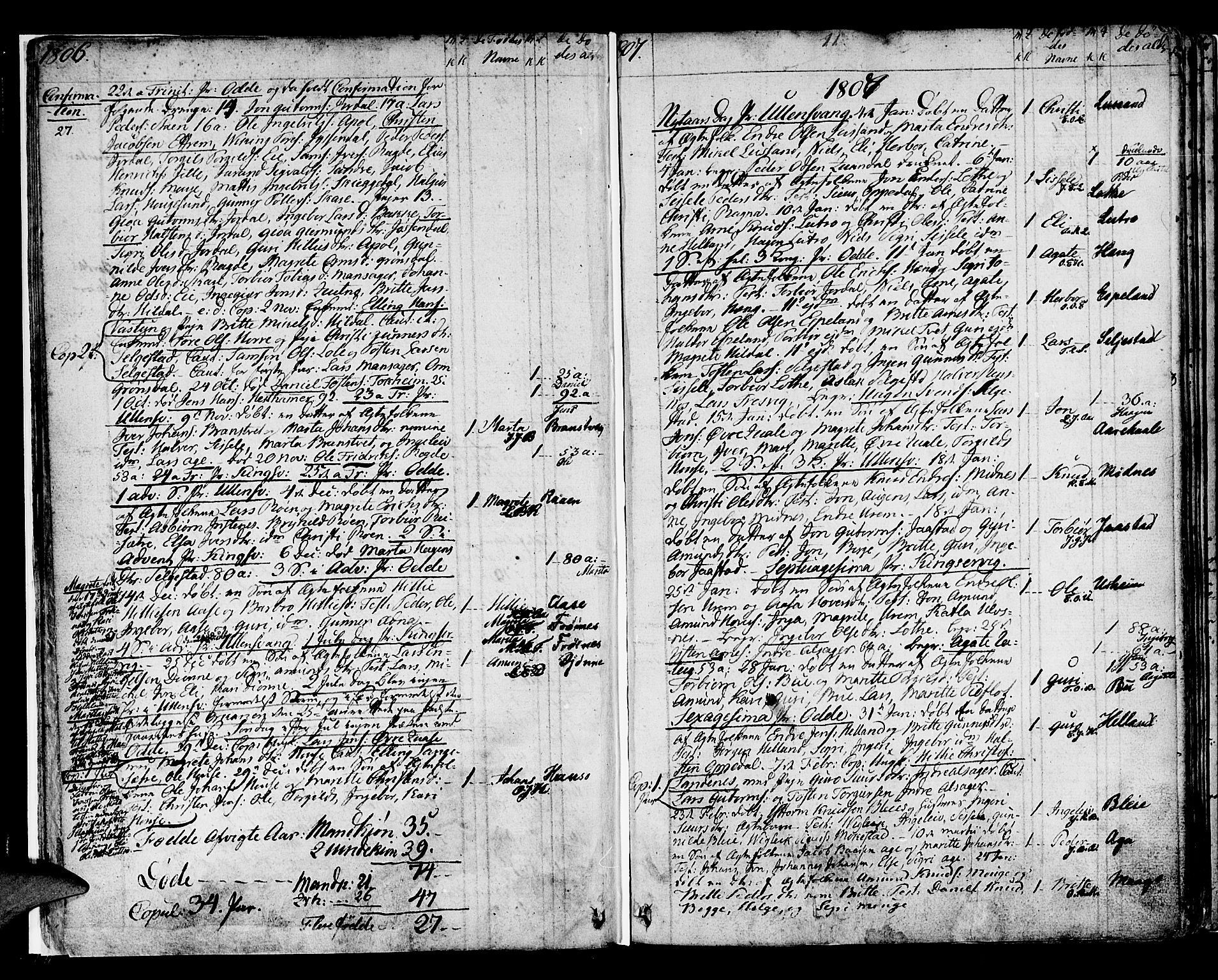 Ullensvang sokneprestembete, SAB/A-78701/H/Haa: Parish register (official) no. A 8, 1804-1835, p. 11
