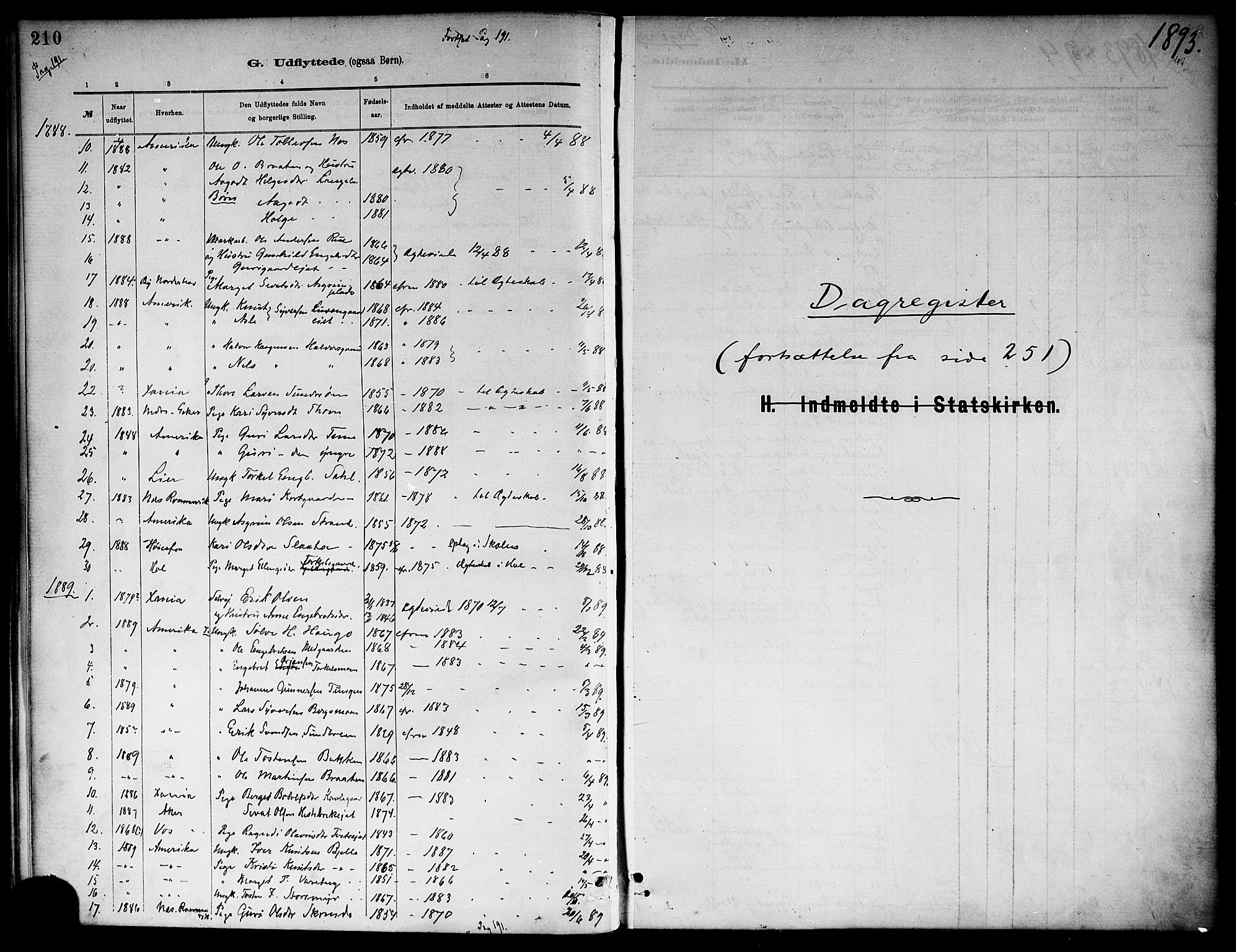 Ål kirkebøker, SAKO/A-249/F/Fa/L0008: Parish register (official) no. I 8, 1882-1896, p. 210