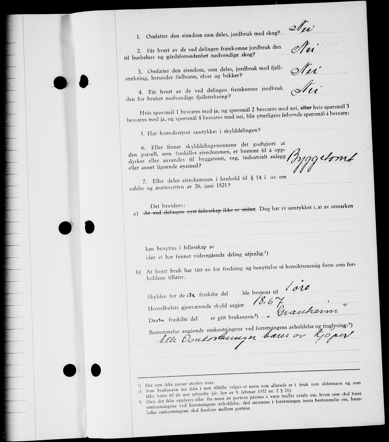 Onsøy sorenskriveri, SAO/A-10474/G/Ga/Gab/L0015: Mortgage book no. II A-15, 1945-1946, Diary no: : 710/1946