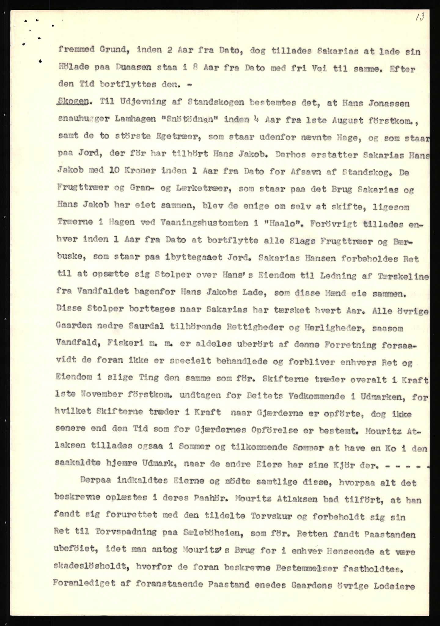 Statsarkivet i Stavanger, AV/SAST-A-101971/03/Y/Yj/L0073: Avskrifter sortert etter gårdsnavn: Sandstøl ytre - Selland, 1750-1930, p. 215