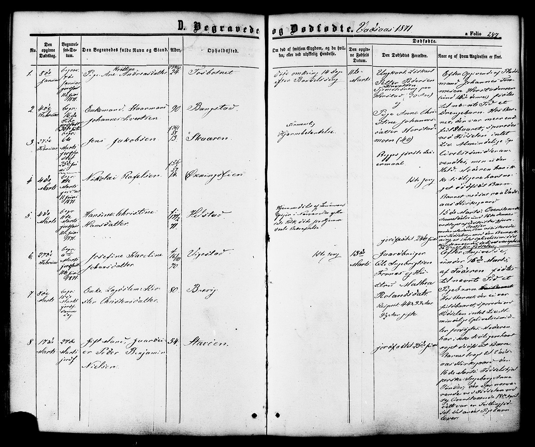 Ministerialprotokoller, klokkerbøker og fødselsregistre - Nordland, SAT/A-1459/810/L0146: Parish register (official) no. 810A08 /1, 1862-1874, p. 247