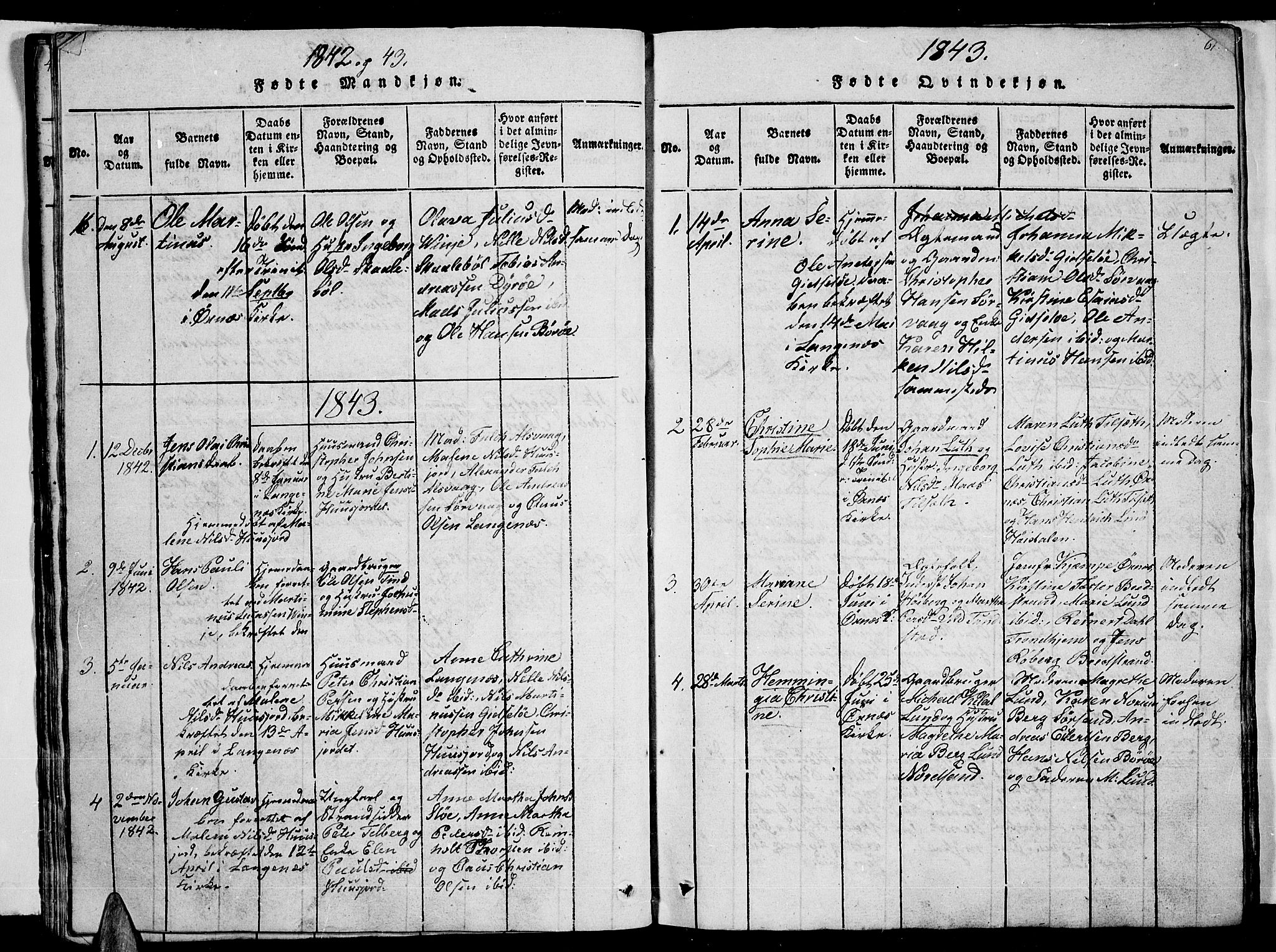 Ministerialprotokoller, klokkerbøker og fødselsregistre - Nordland, AV/SAT-A-1459/893/L1346: Parish register (copy) no. 893C01, 1820-1858, p. 60-61