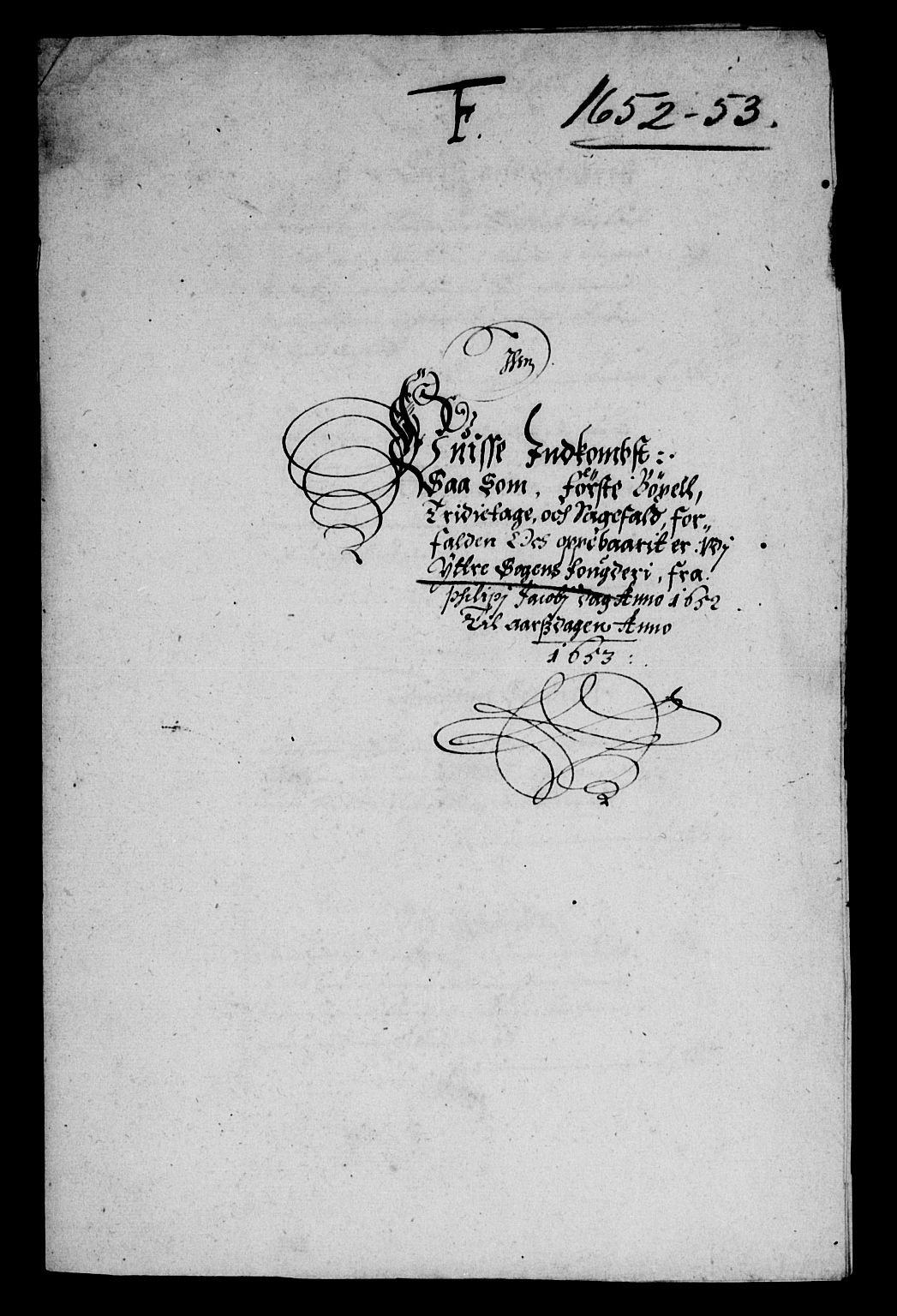 Rentekammeret inntil 1814, Reviderte regnskaper, Lensregnskaper, RA/EA-5023/R/Rb/Rbt/L0122: Bergenhus len, 1652-1653