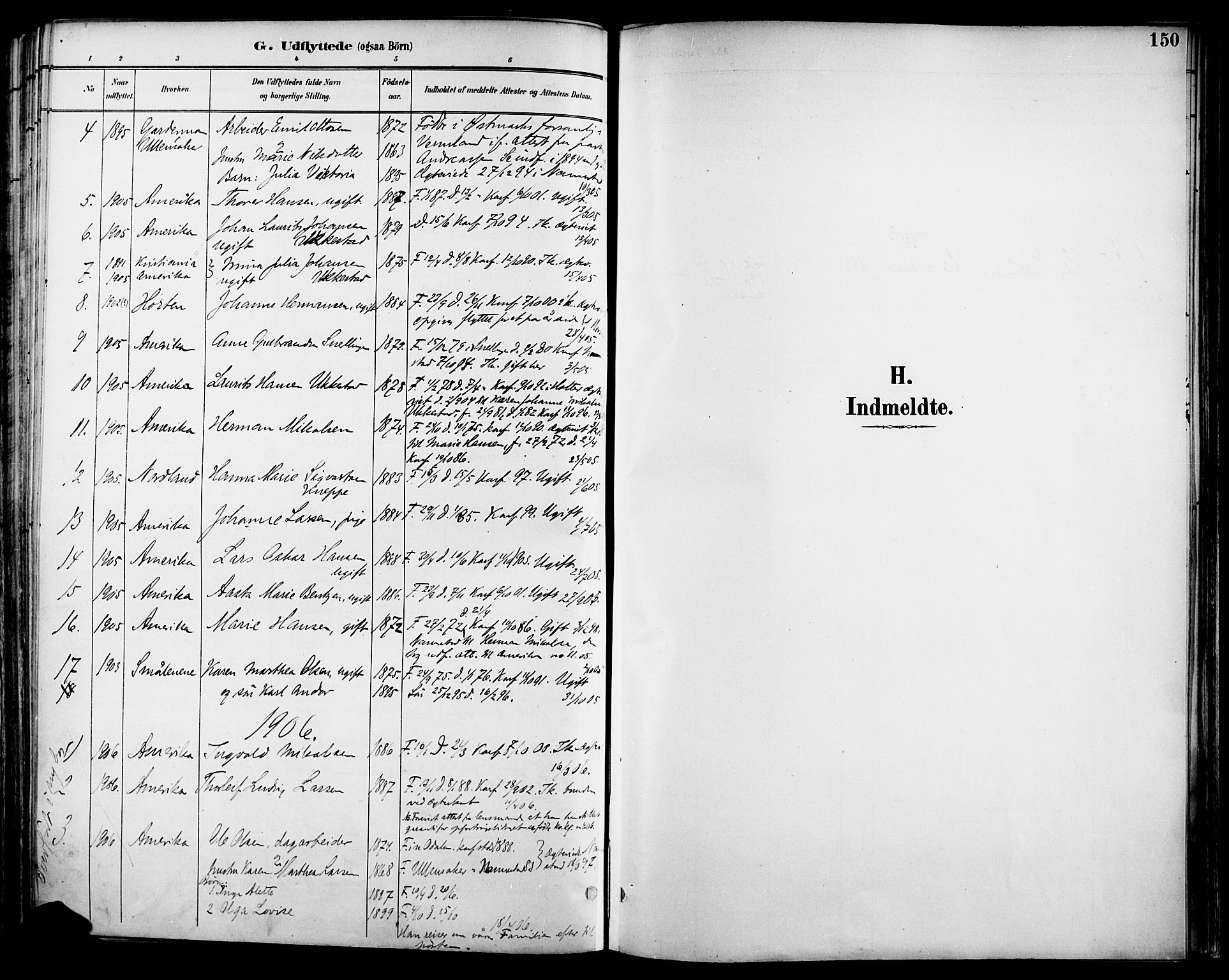 Nannestad prestekontor Kirkebøker, SAO/A-10414a/F/Fa/L0015: Parish register (official) no. I 15, 1891-1905, p. 150