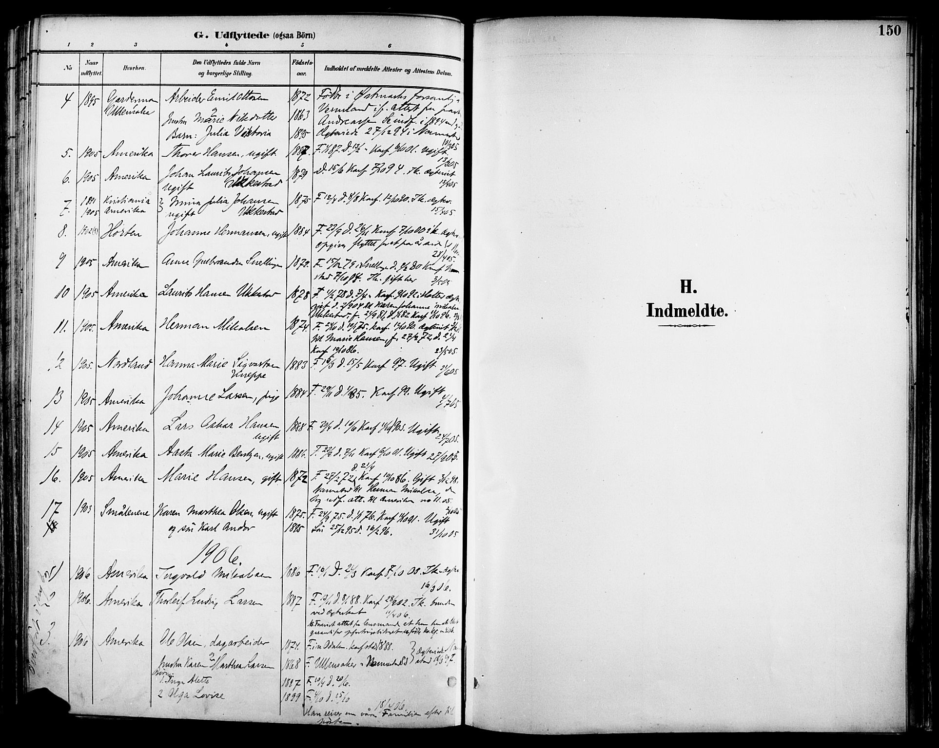 Nannestad prestekontor Kirkebøker, AV/SAO-A-10414a/F/Fa/L0015: Parish register (official) no. I 15, 1891-1905, p. 150