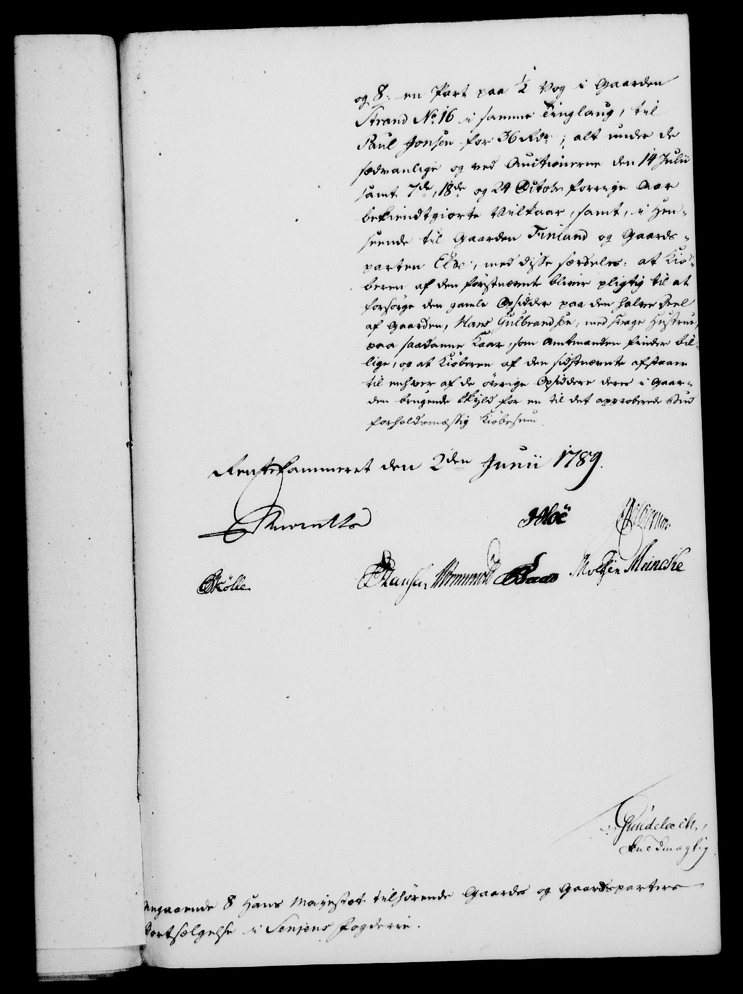 Rentekammeret, Kammerkanselliet, AV/RA-EA-3111/G/Gf/Gfa/L0071: Norsk relasjons- og resolusjonsprotokoll (merket RK 52.71), 1789, p. 332