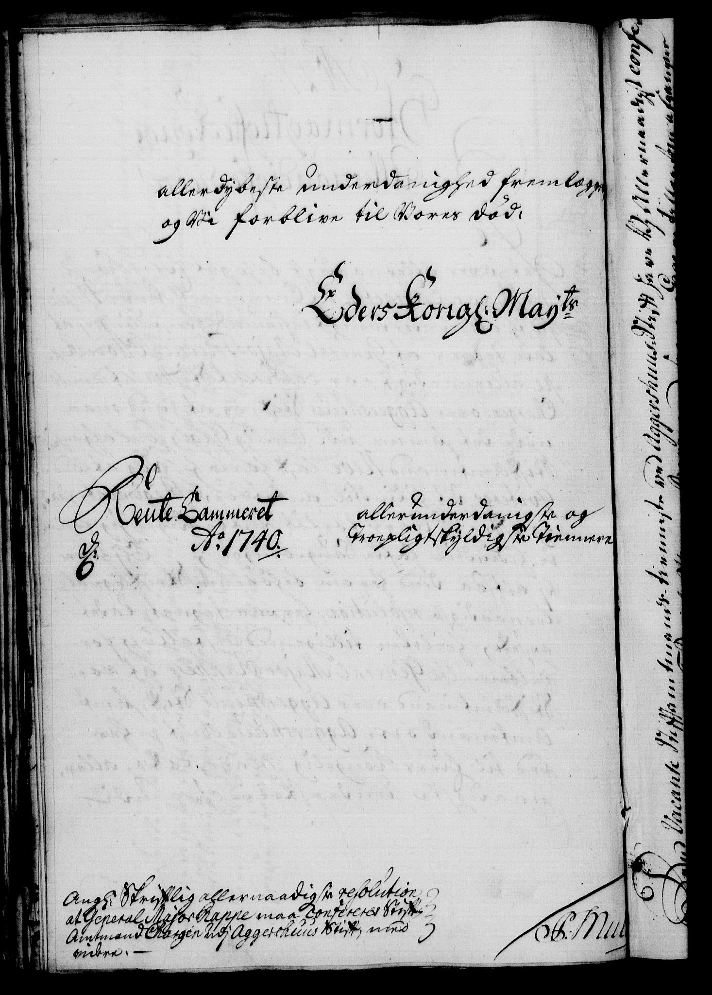 Rentekammeret, Kammerkanselliet, AV/RA-EA-3111/G/Gf/Gfa/L0023: Norsk relasjons- og resolusjonsprotokoll (merket RK 52.23), 1740, p. 311