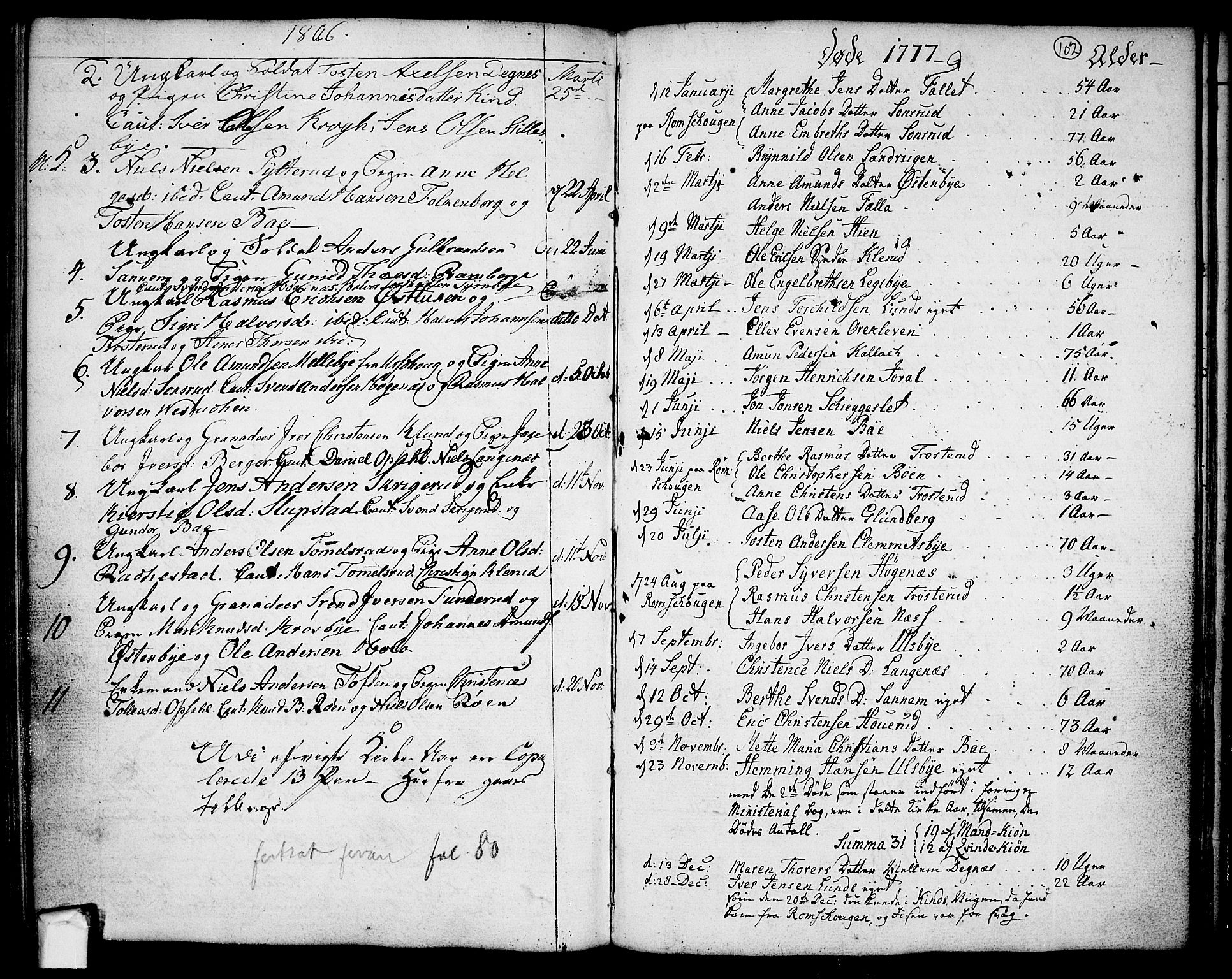 Rødenes prestekontor Kirkebøker, AV/SAO-A-2005/F/Fa/L0003: Parish register (official) no. I 3, 1777-1814, p. 102