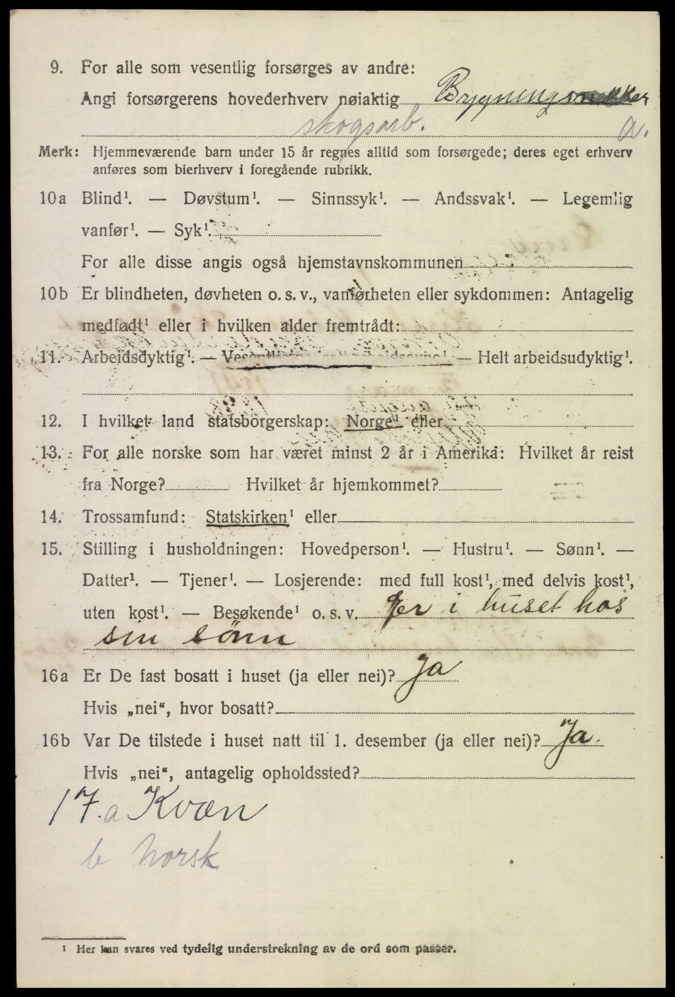 SAH, 1920 census for Grue, 1920, p. 14930