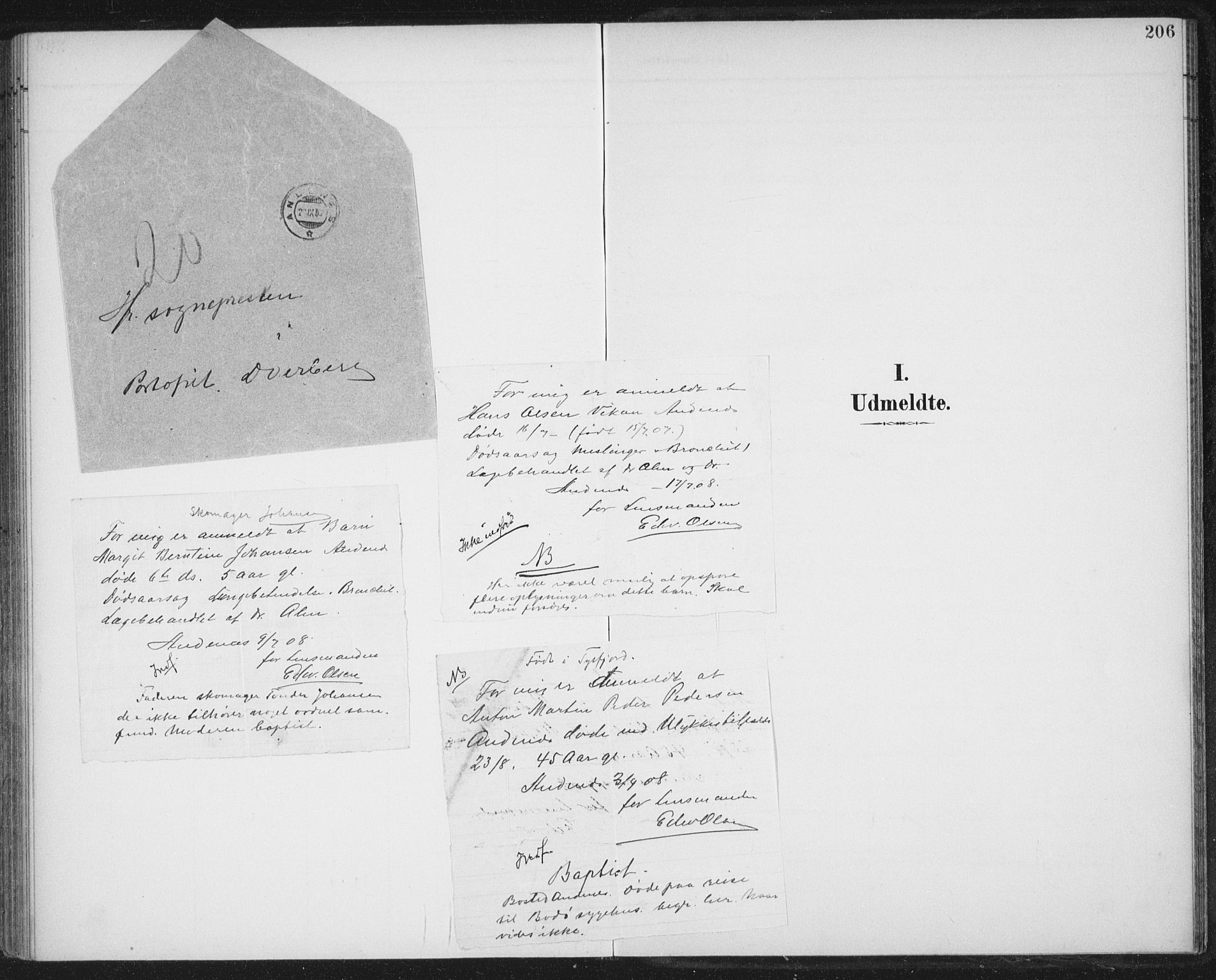 Ministerialprotokoller, klokkerbøker og fødselsregistre - Nordland, AV/SAT-A-1459/899/L1437: Parish register (official) no. 899A05, 1897-1908, p. 206