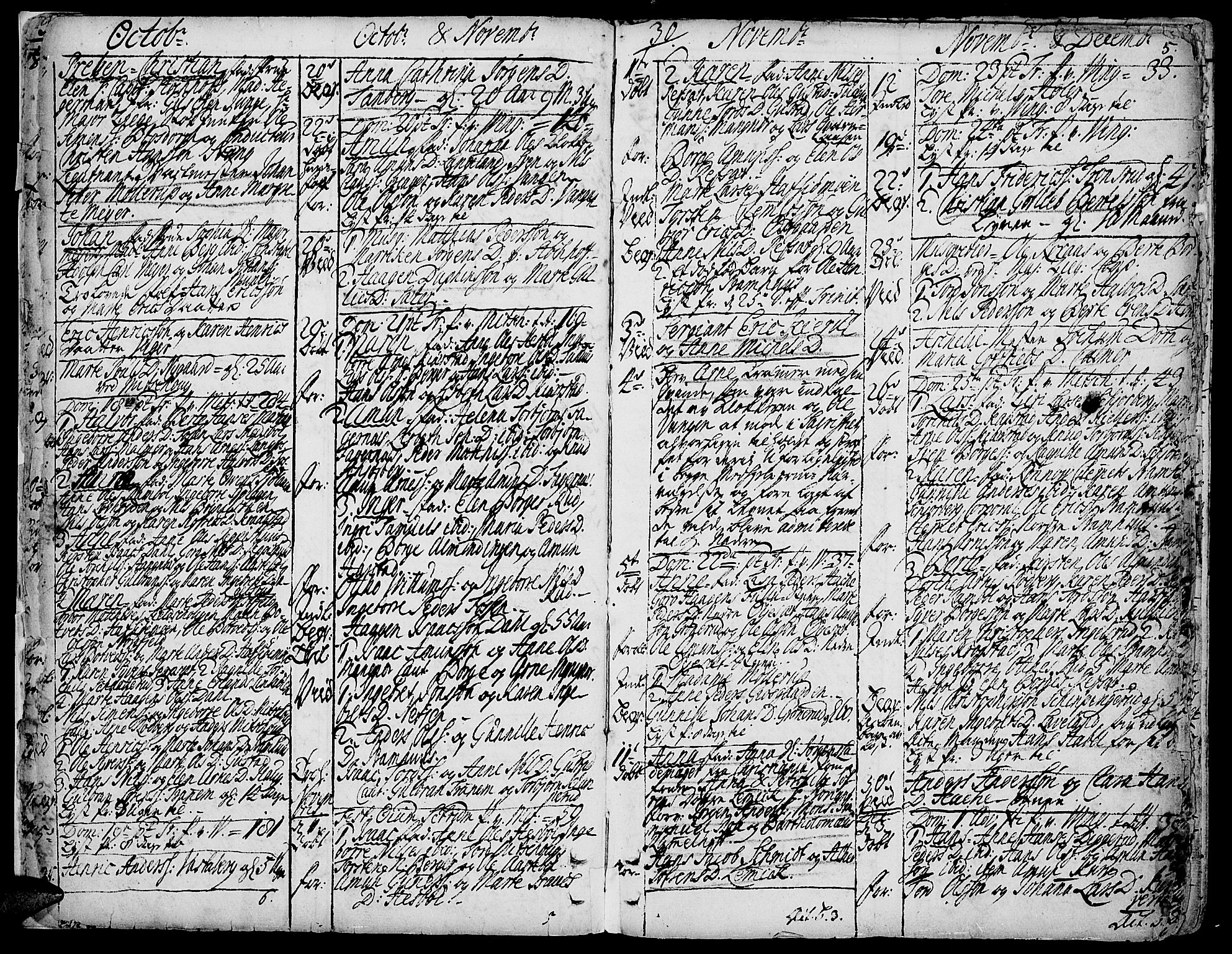 Vinger prestekontor, AV/SAH-PREST-024/H/Ha/Haa/L0002: Parish register (official) no. 2, 1730-1751, p. 5