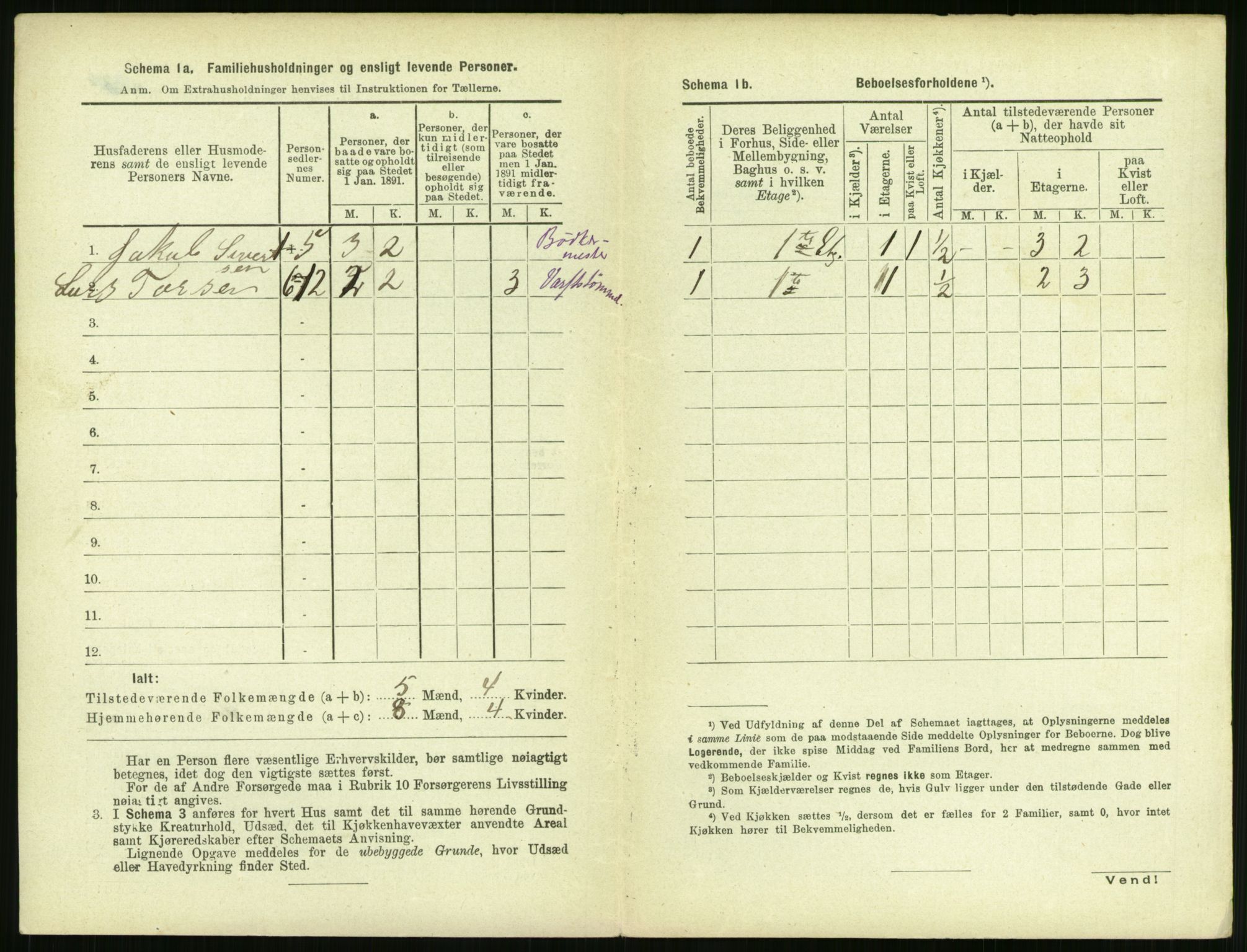 RA, 1891 census for 1106 Haugesund, 1891, p. 214