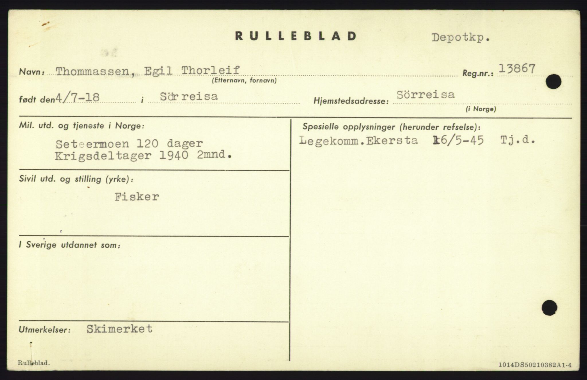 Forsvaret, Troms infanteriregiment nr. 16, AV/RA-RAFA-3146/P/Pa/L0023: Rulleblad for regimentets menige mannskaper, årsklasse 1939, 1939, p. 1287