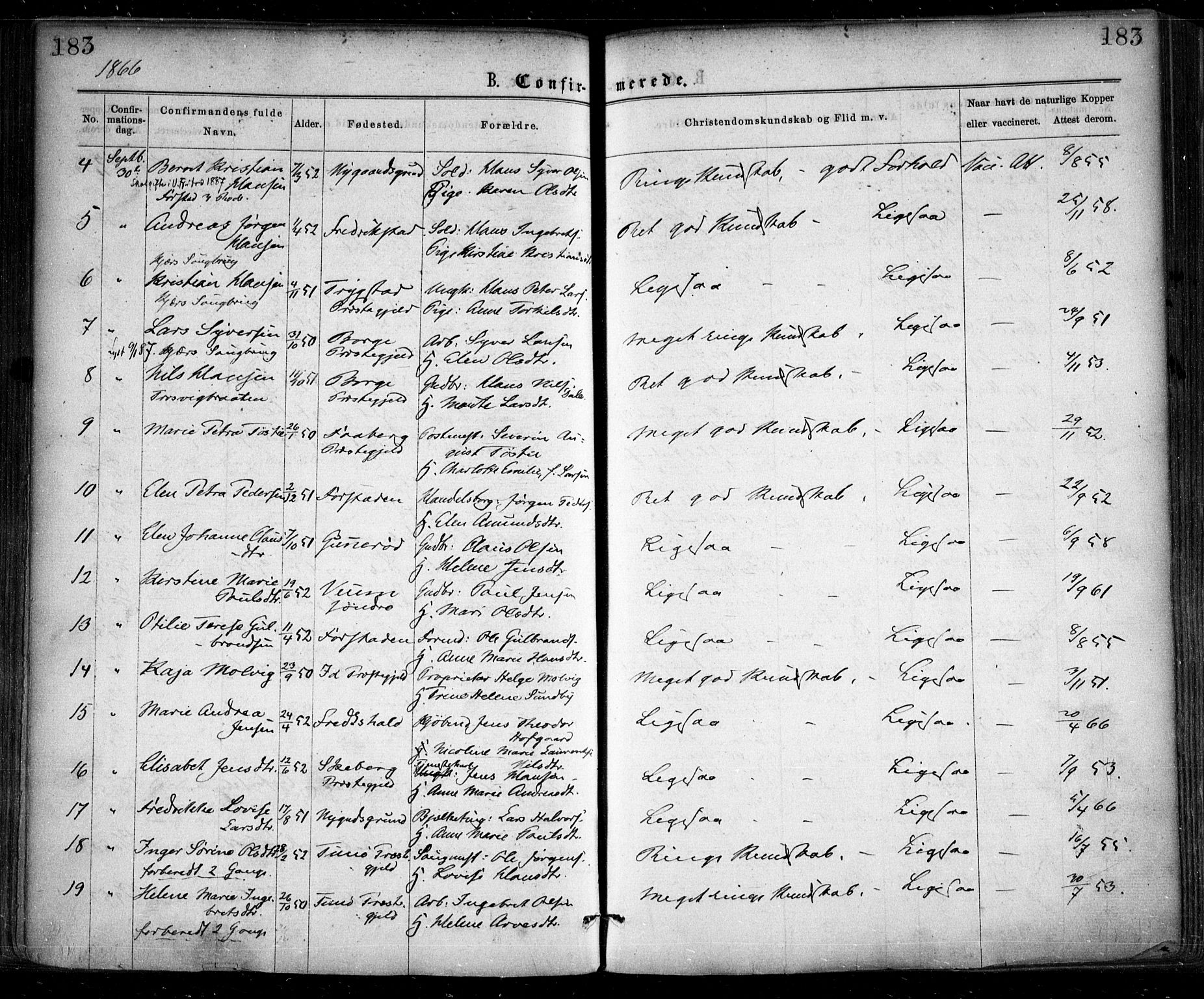 Glemmen prestekontor Kirkebøker, SAO/A-10908/F/Fa/L0008: Parish register (official) no. 8, 1862-1871, p. 183