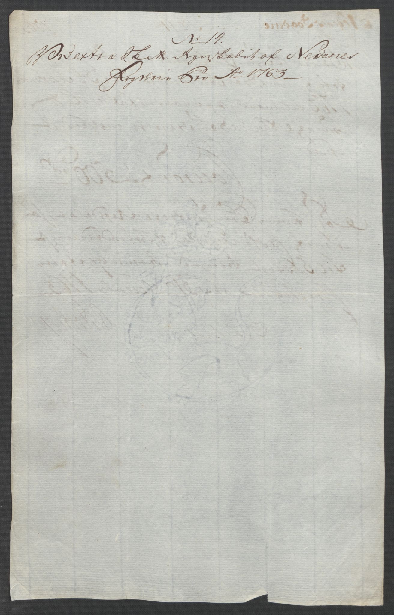 Rentekammeret inntil 1814, Reviderte regnskaper, Fogderegnskap, AV/RA-EA-4092/R39/L2424: Ekstraskatten Nedenes, 1762-1767, p. 61