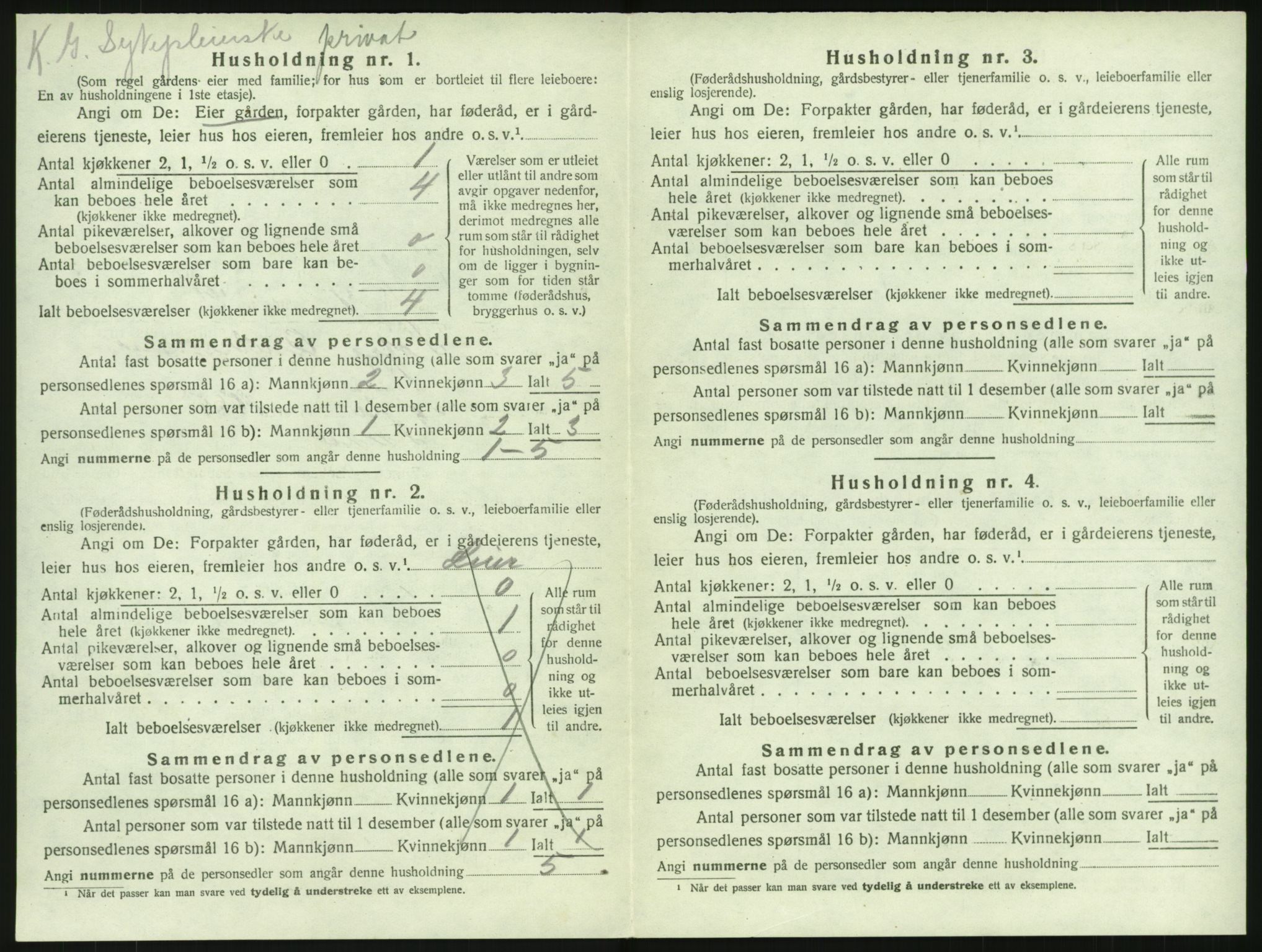 SAKO, 1920 census for Lardal, 1920, p. 718
