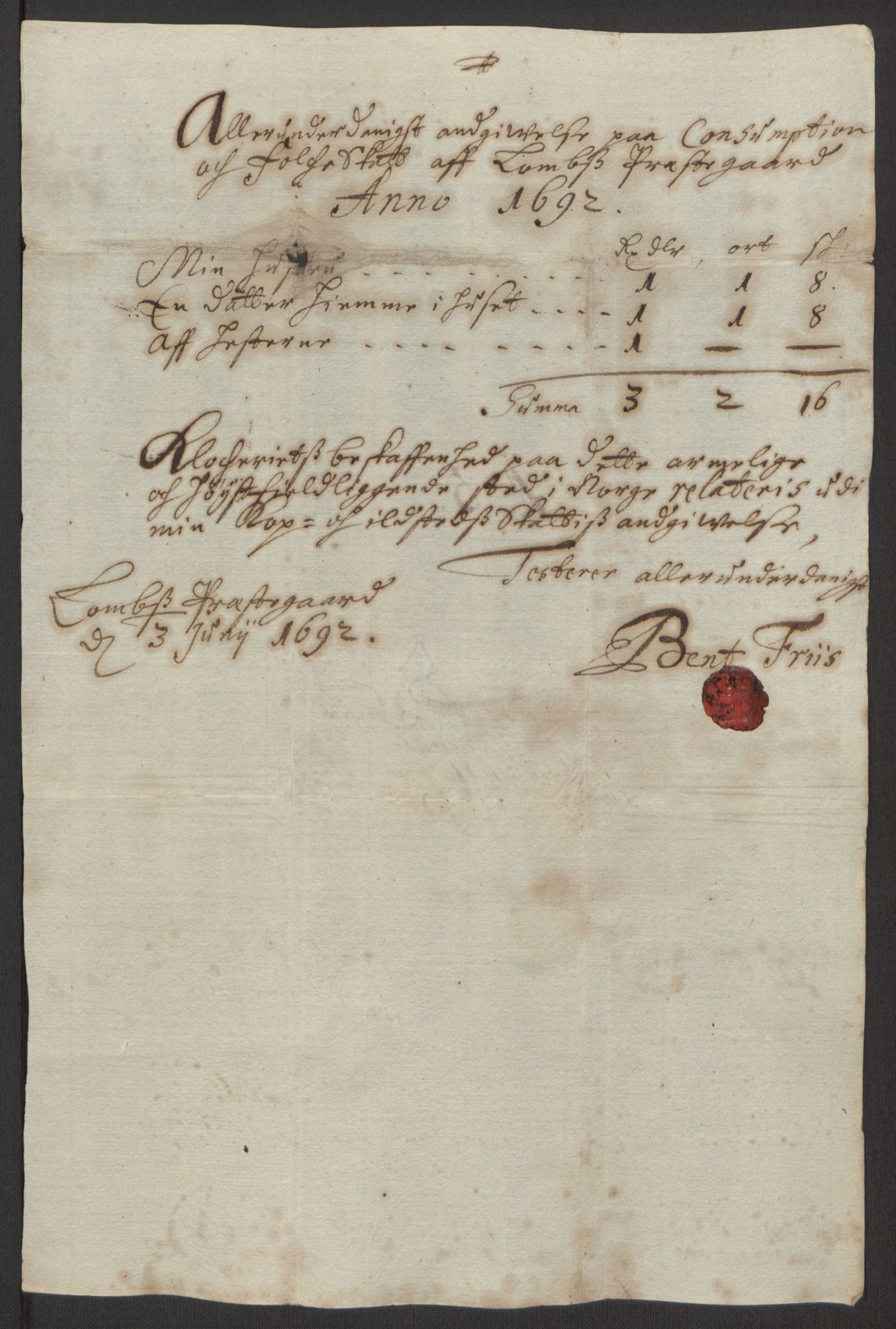 Rentekammeret inntil 1814, Reviderte regnskaper, Fogderegnskap, AV/RA-EA-4092/R17/L1166: Fogderegnskap Gudbrandsdal, 1690-1692, p. 127