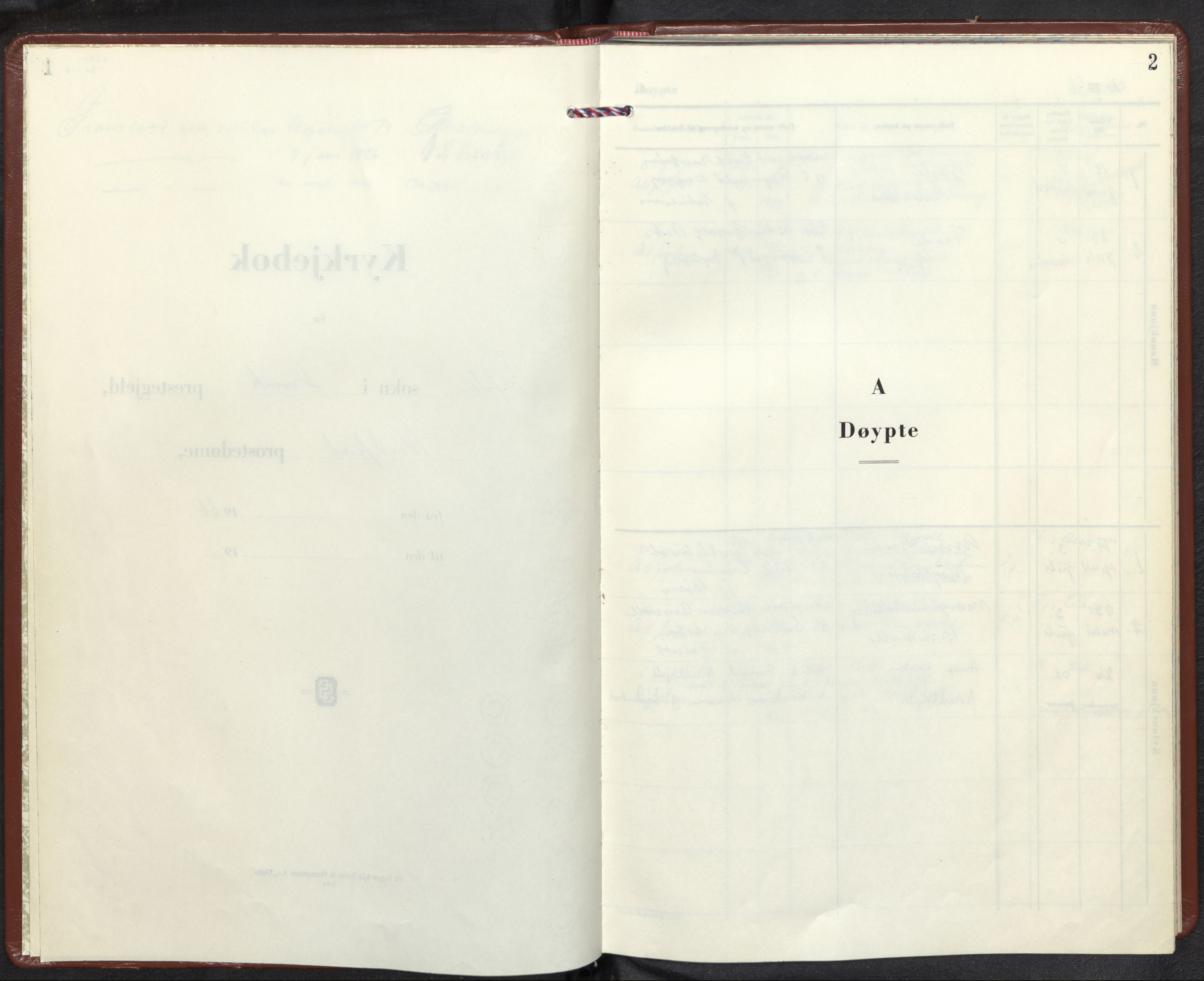 Davik sokneprestembete, SAB/A-79701/H/Haa/Haae/L0004: Parish register (official) no. E 4, 1966-1992, p. 2