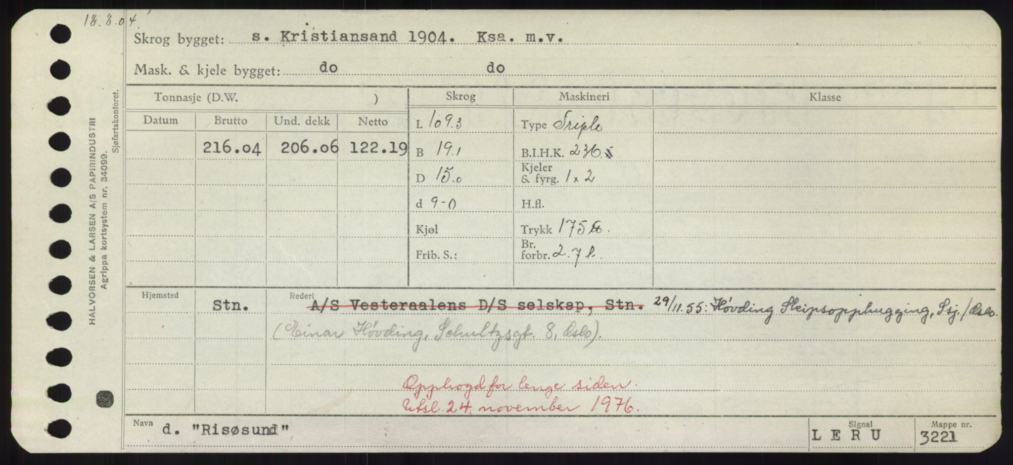 Sjøfartsdirektoratet med forløpere, Skipsmålingen, AV/RA-S-1627/H/Hd/L0030: Fartøy, Q-Riv, p. 649