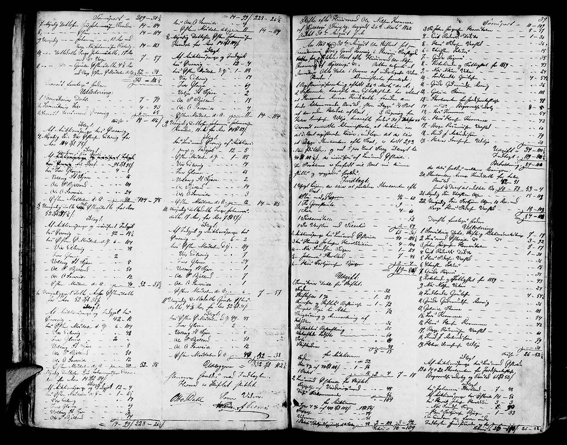 Sunnhordland sorenskrivar, AV/SAB-A-2401/1/H/Ha/Hae/L0005: Skifteprotokollar. Skånevik, Etne, Fjelberg og Kvinnherad. Register i protokoll, 1859-1872, p. 38b-39a