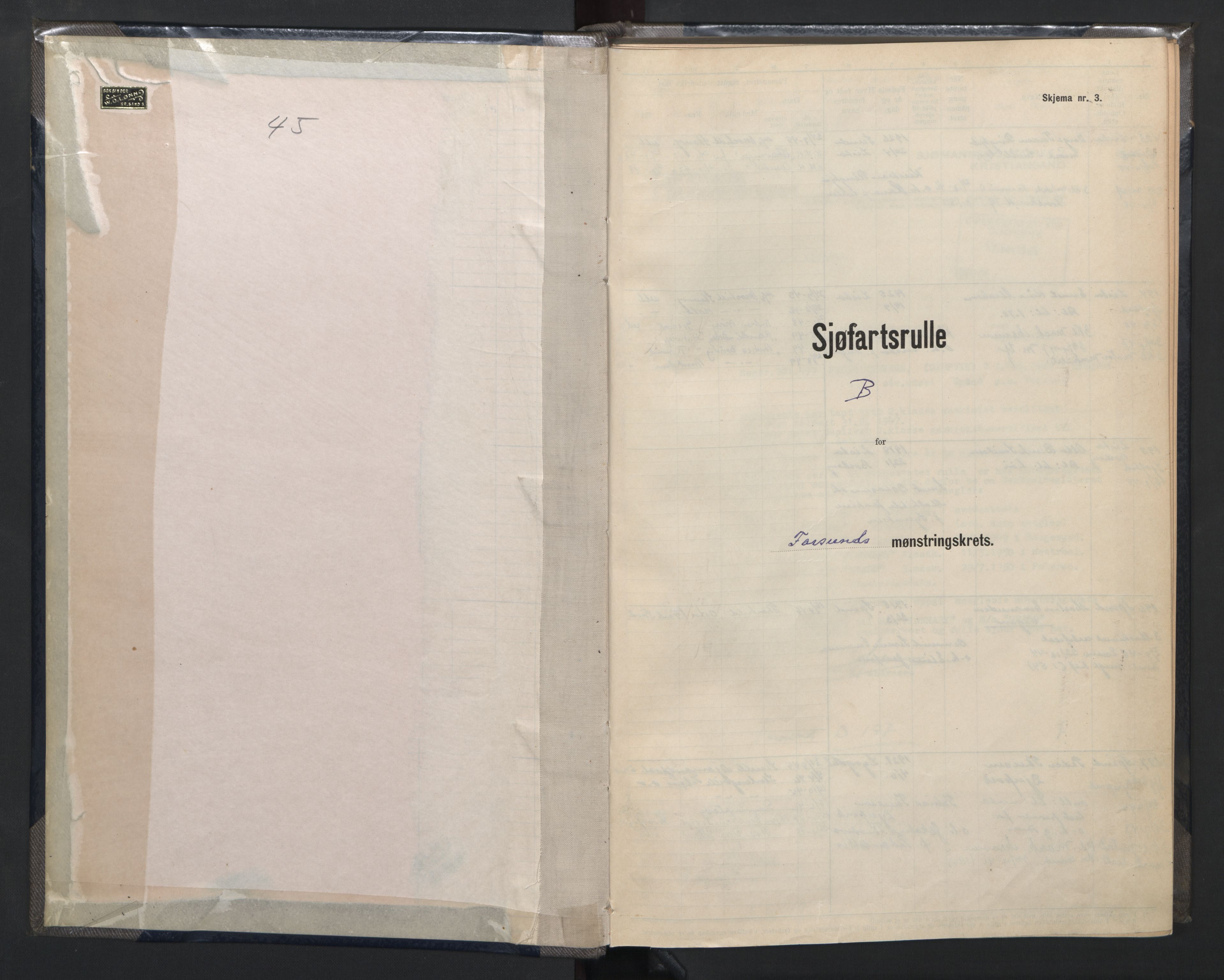 Farsund mønstringskrets, SAK/2031-0017/F/Fb/L0010: Hovedrulle B nr 193-243, M-13, 1945-1948, p. 2