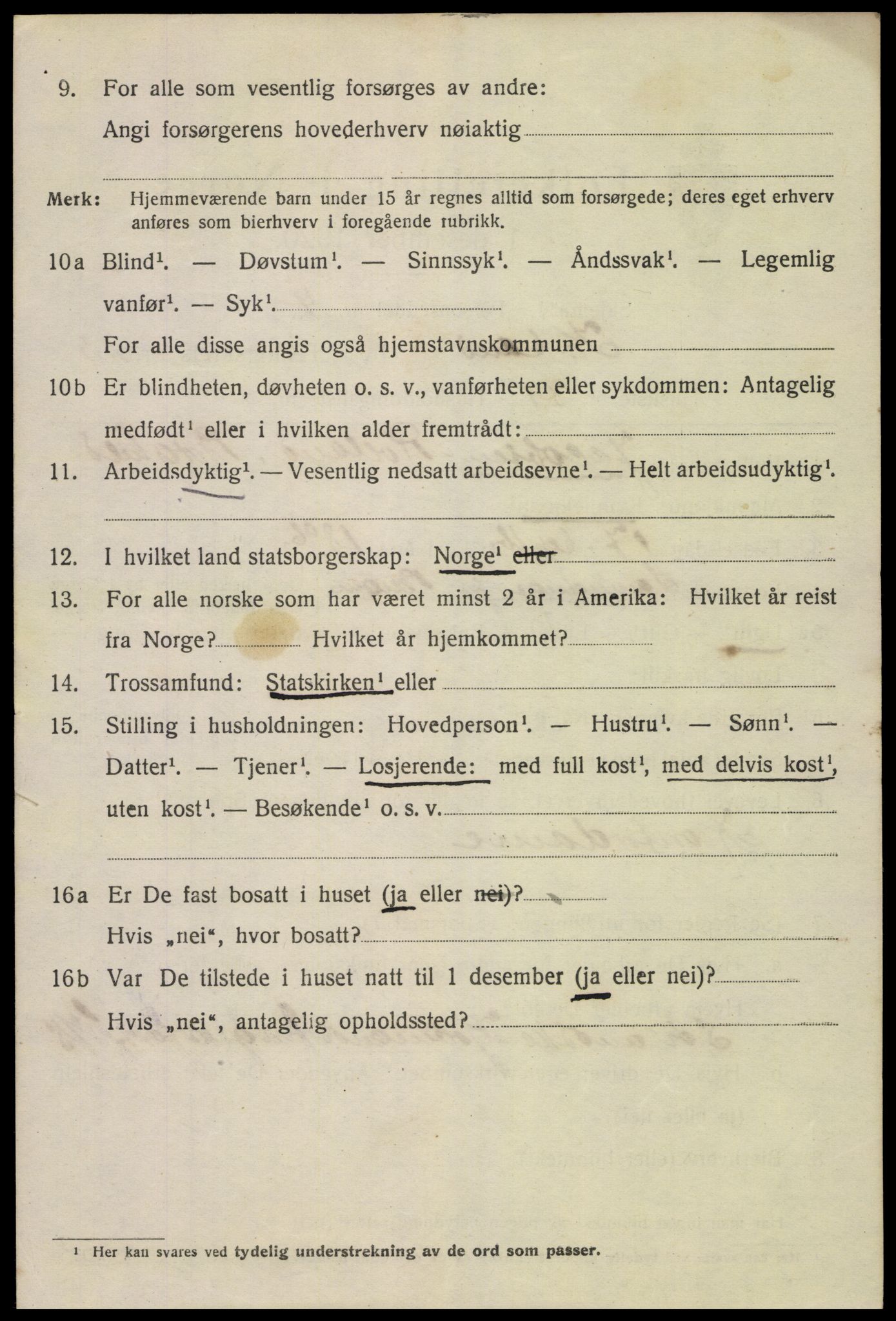 SAK, 1920 census for Kristiansand, 1920, p. 42236