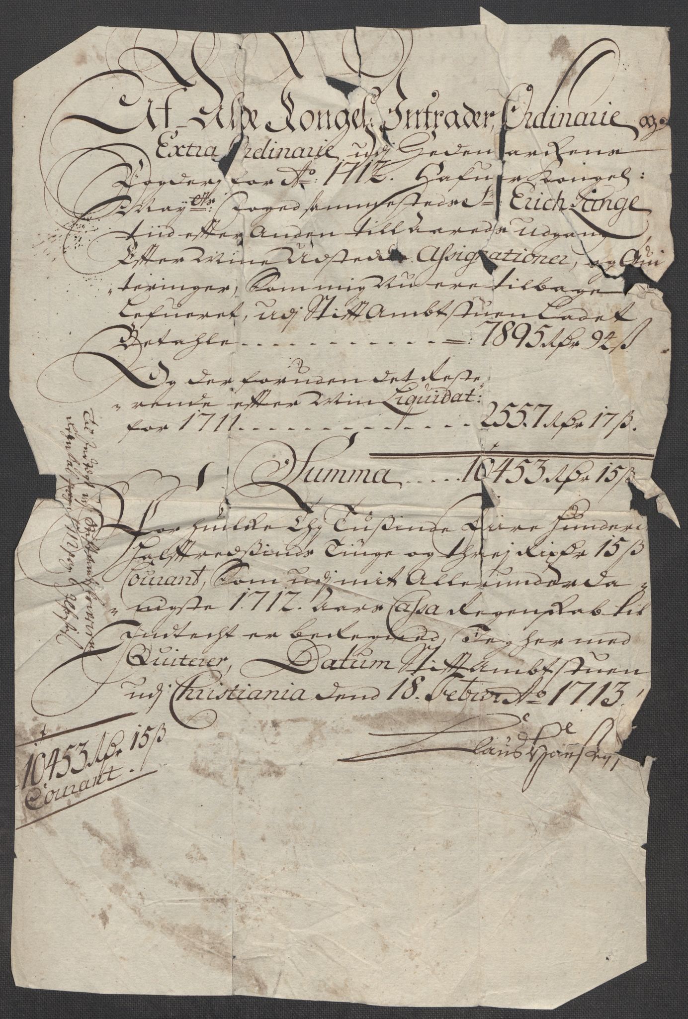 Rentekammeret inntil 1814, Reviderte regnskaper, Fogderegnskap, AV/RA-EA-4092/R16/L1049: Fogderegnskap Hedmark, 1712, p. 334